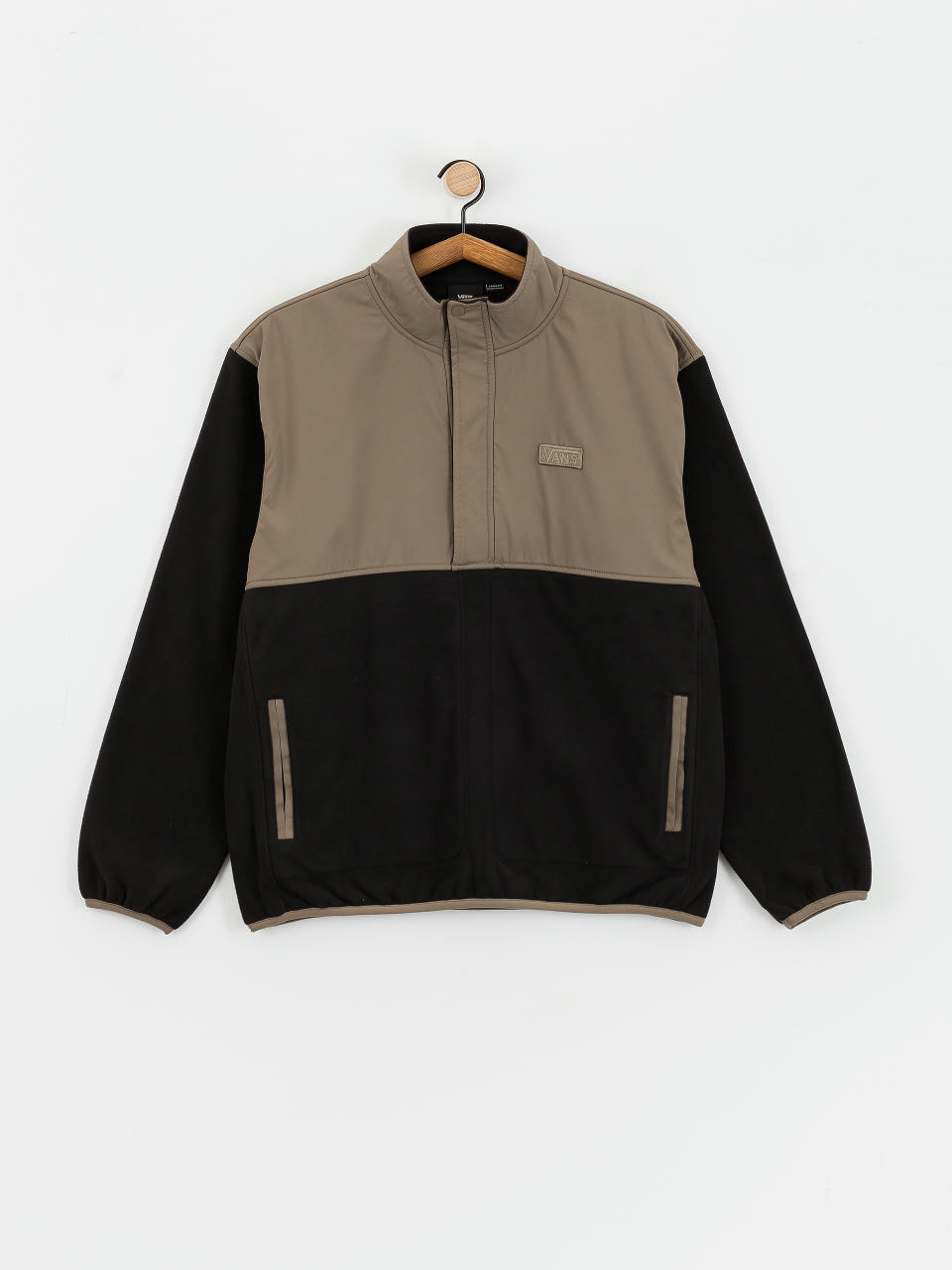 Vans Ranford Polar Fleece Loose Hz Fleece Jacke (black/bungee cord)