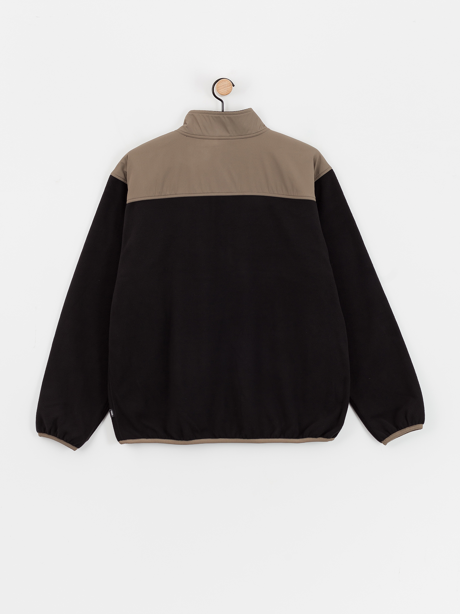 Mens Vans Ranford Polar Fleece Loose Hz Fleece  (black/bungee cord)