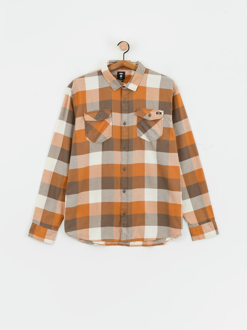 Vans Box Flannel Classic Hemd (bungee cord/brown sugar)