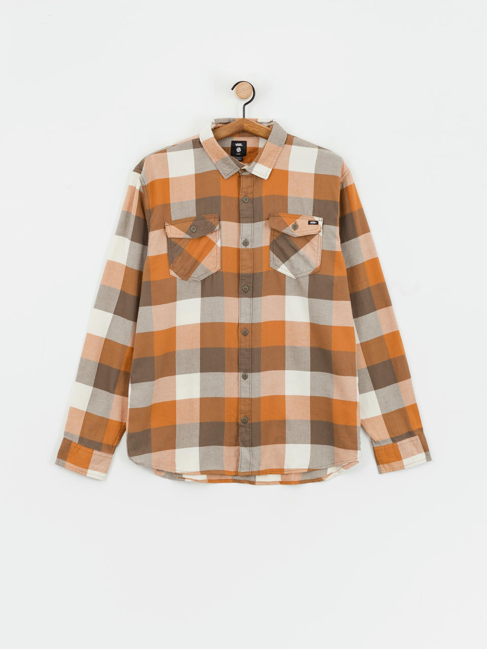 Vans Box Flannel Classic Shirt (bungee cord/brown sugar)
