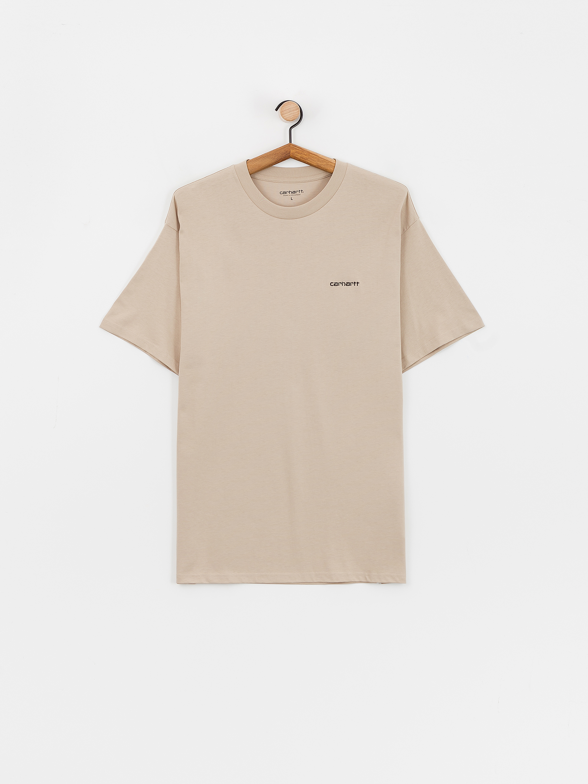 Carhartt WIP Script Embroidery T-Shirt (wall/black)