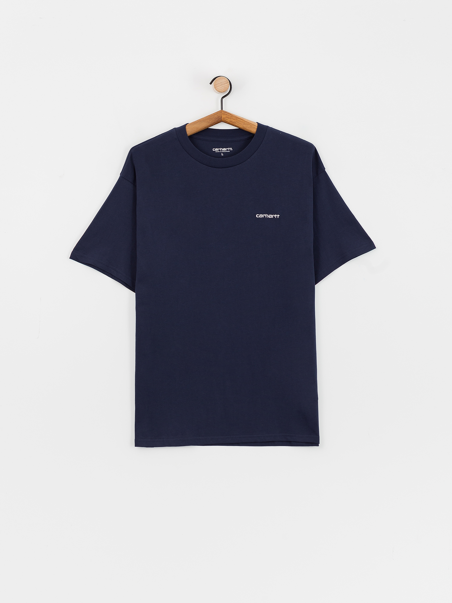 Carhartt WIP Script Embroidery T-Shirt (air force blue/white)