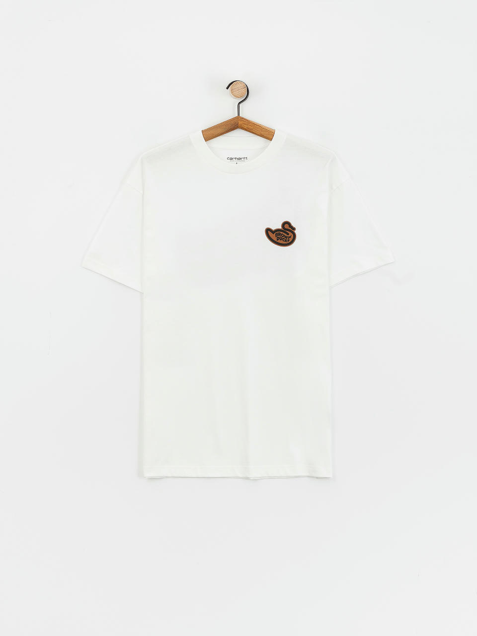 Carhartt WIP Brown Ducks T-Shirt (white)
