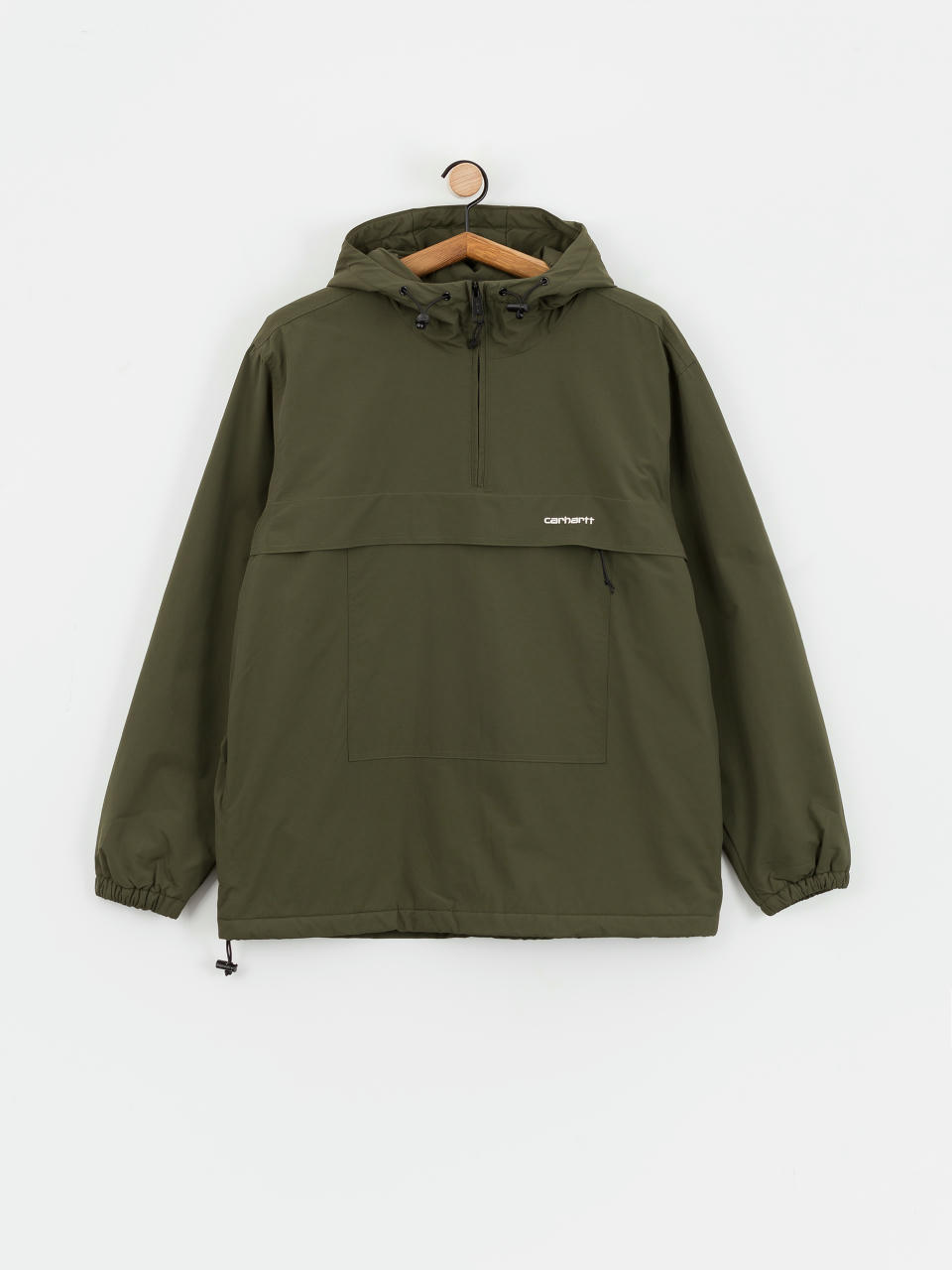 Carhartt WIP Jacket Windbreaker Pullover (office green/white)