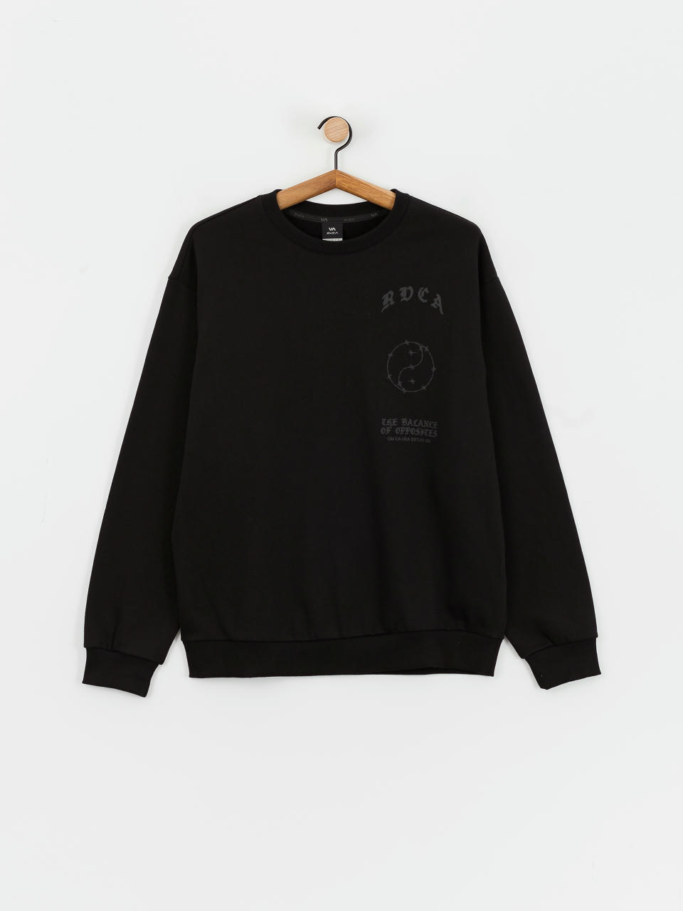 RVCA Va Barb Crew Sweatshirt (black)