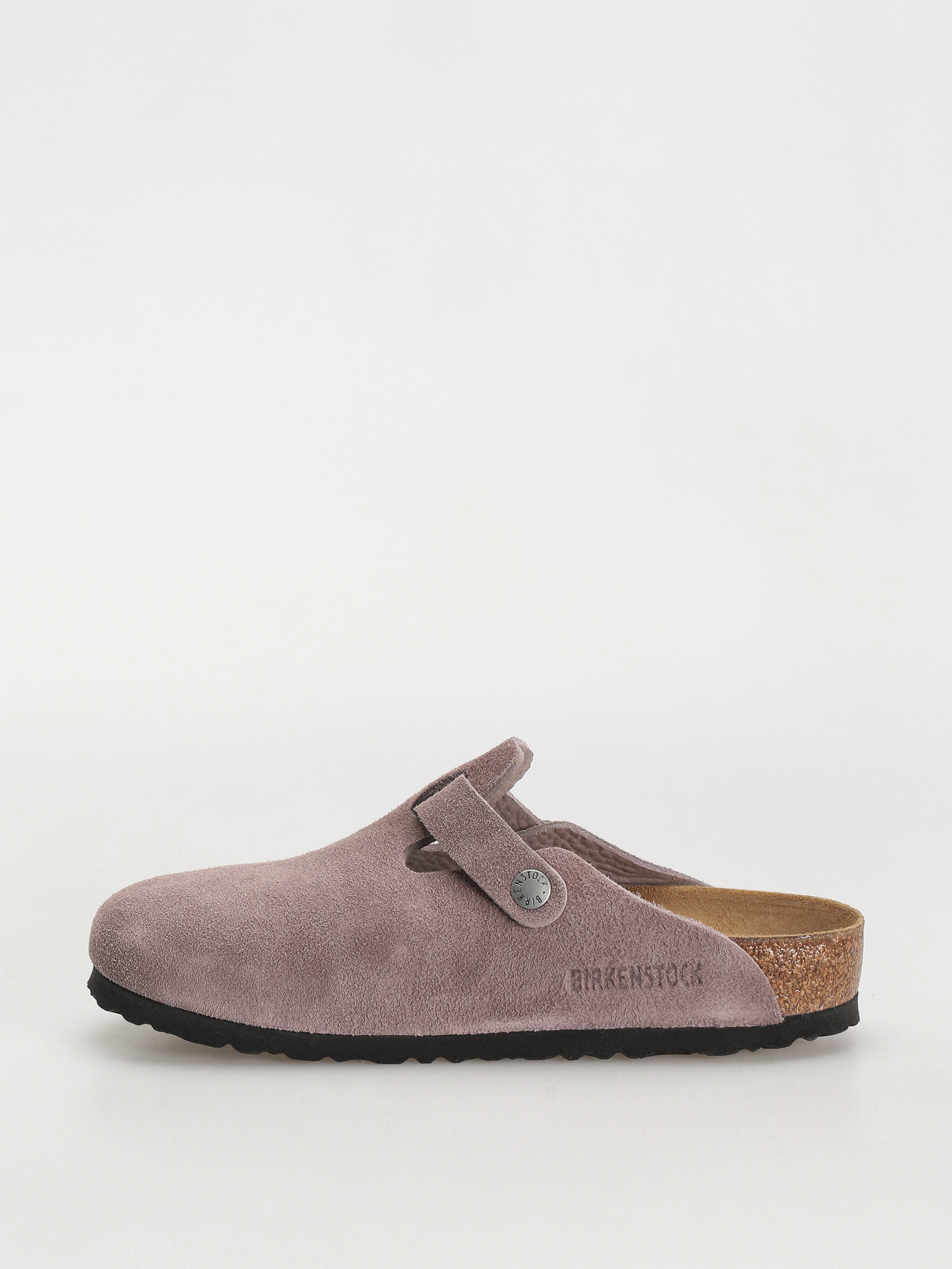 Birkenstock Boston Suede Regular Wmn Flip-flops (faded purple)