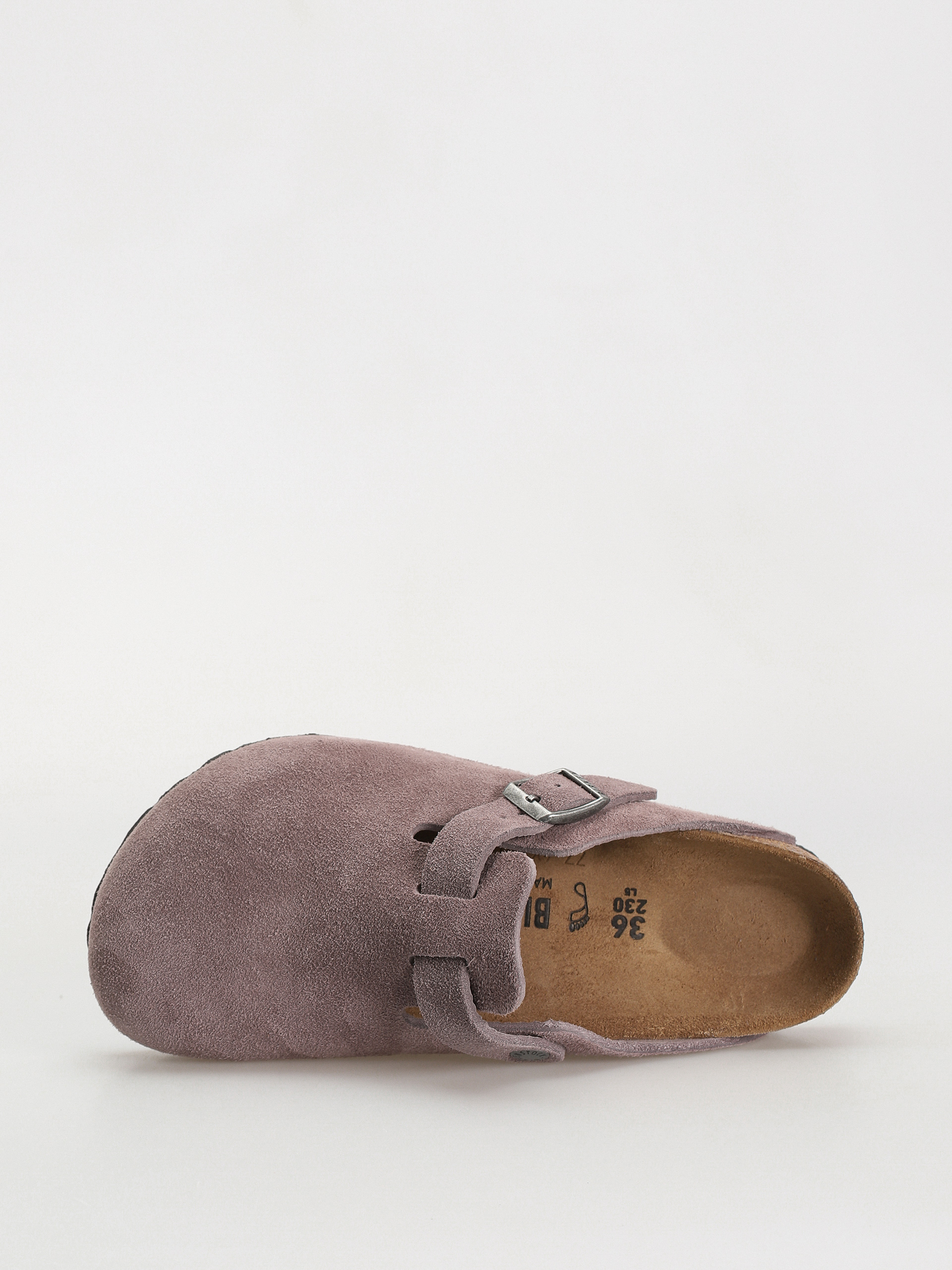 Birkenstock Boston Suede Regular Wmn Flip-flops (faded purple)