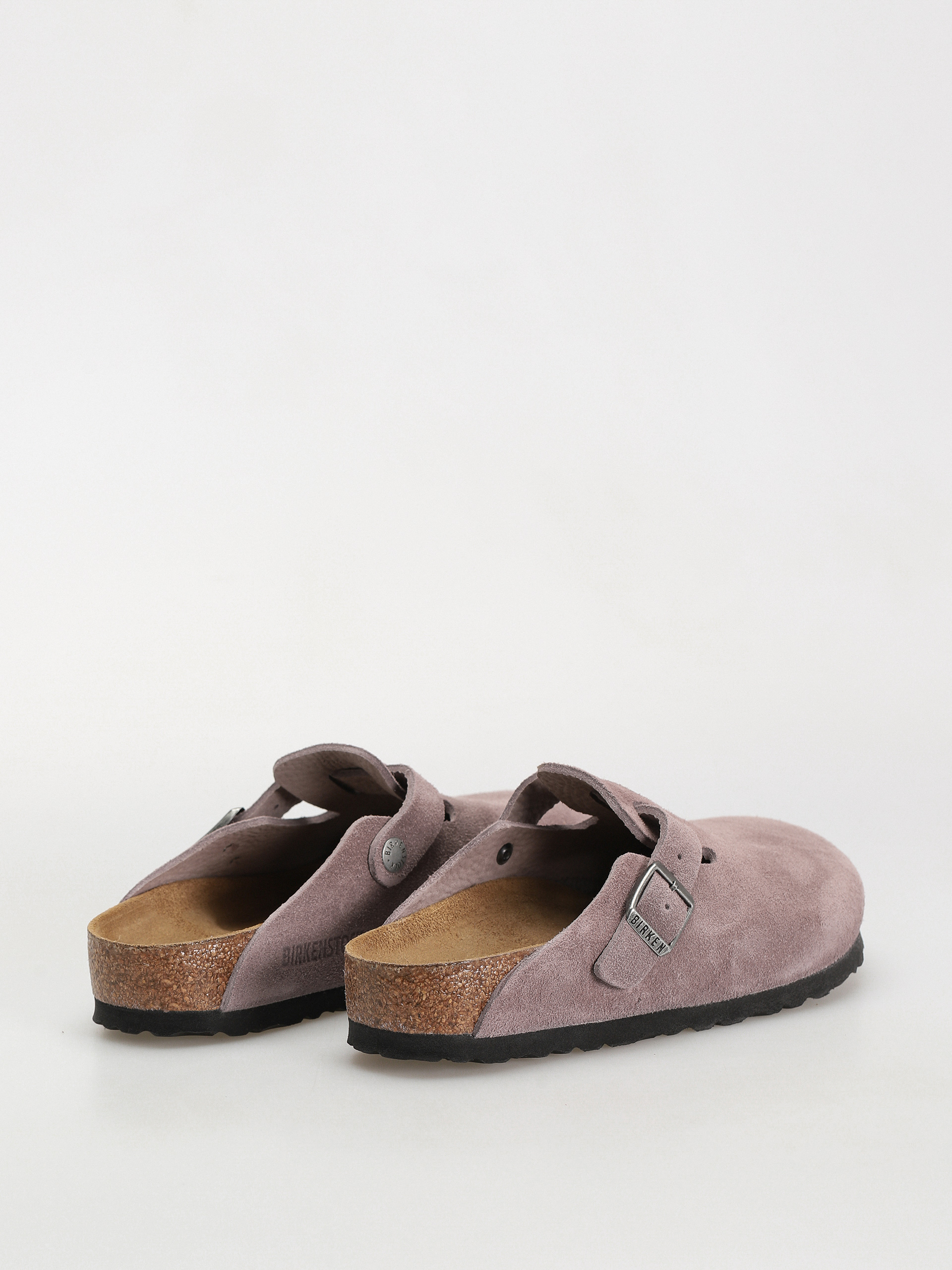 Birkenstock Boston Suede Regular Wmn Flip-flops - violet