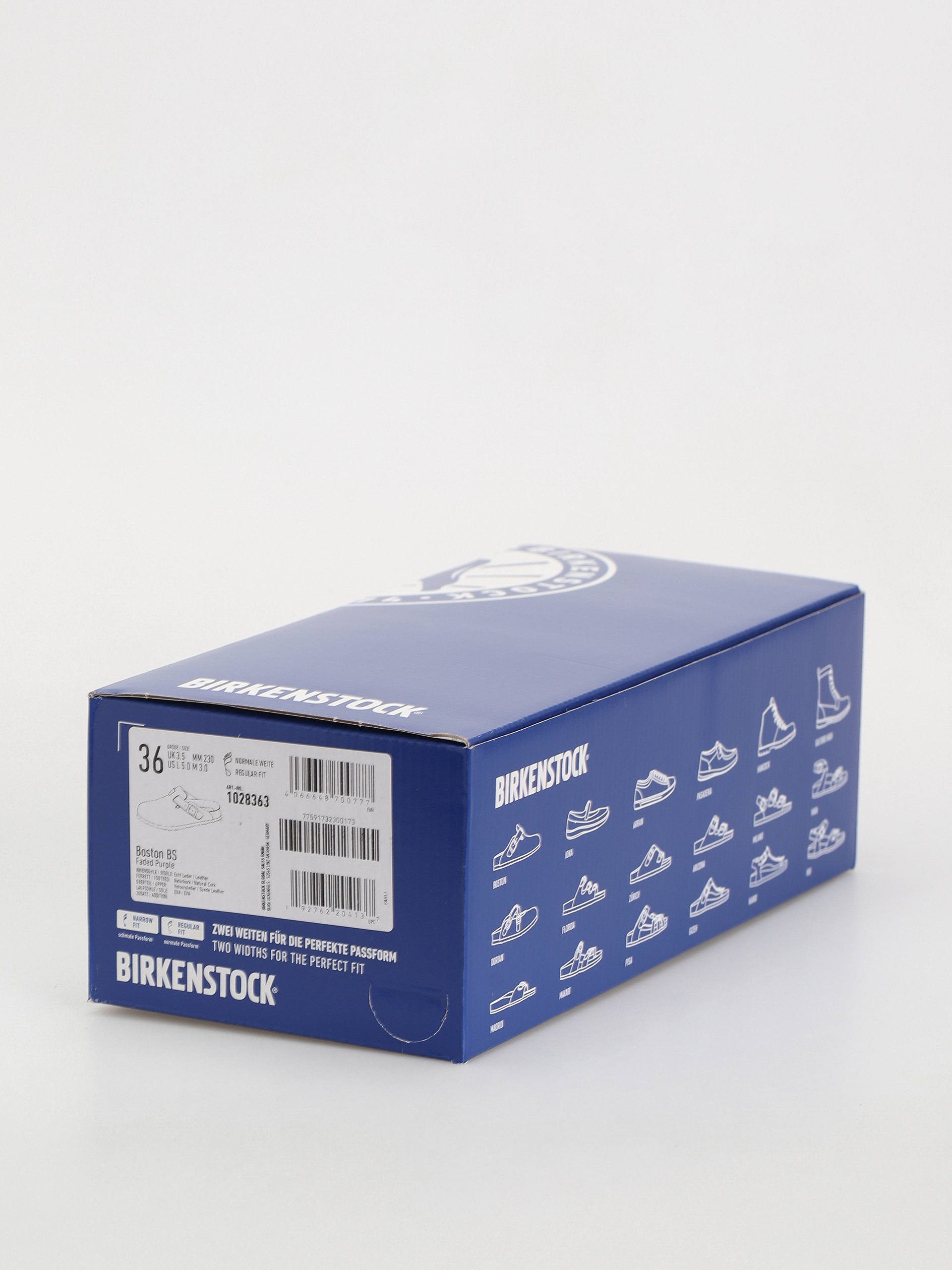 Birkenstock Boston Suede Regular Wmn Flip-flops (faded purple)