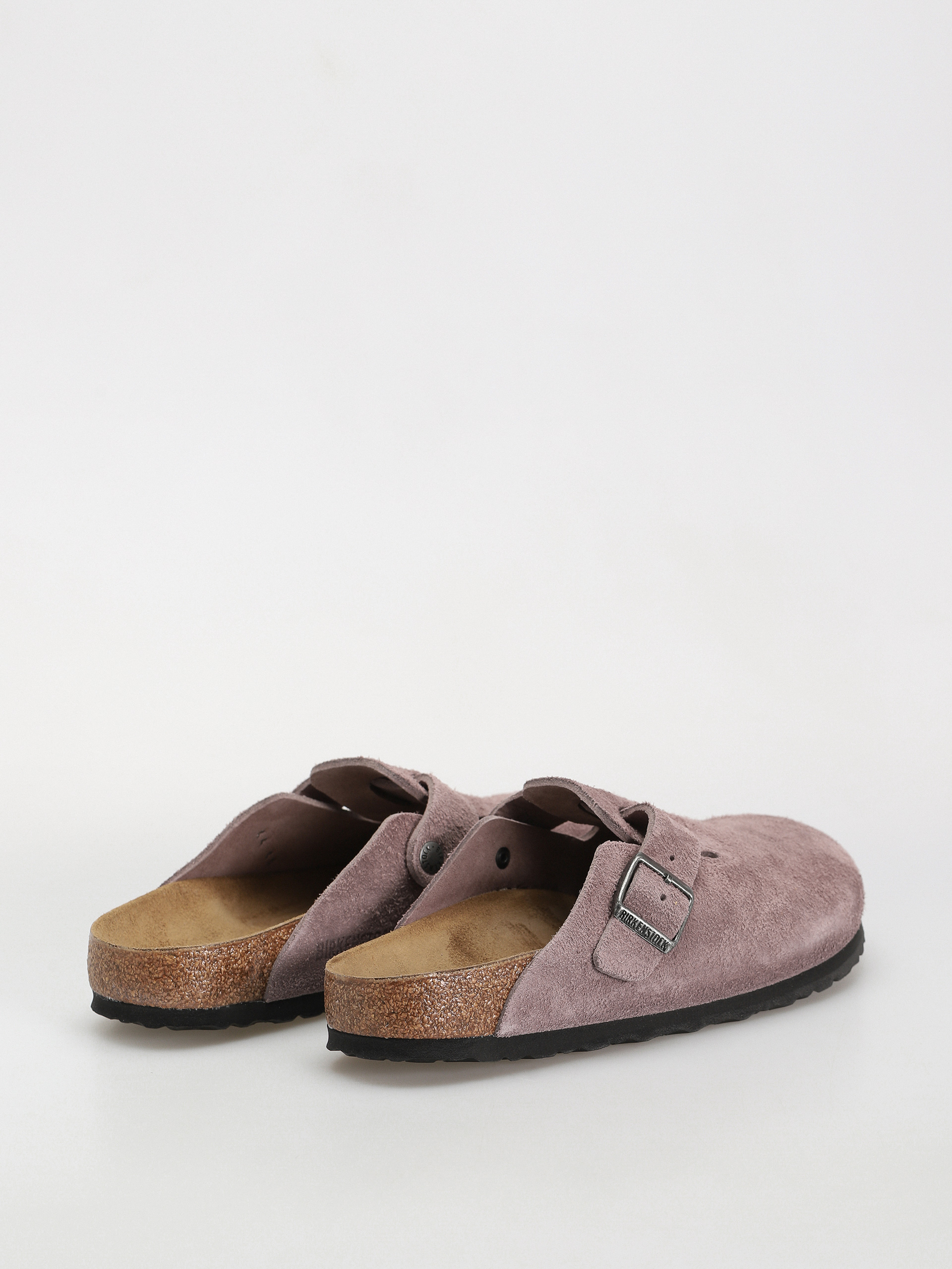 Birkenstock Boston Suede Narrow Flip-flops (faded purple)