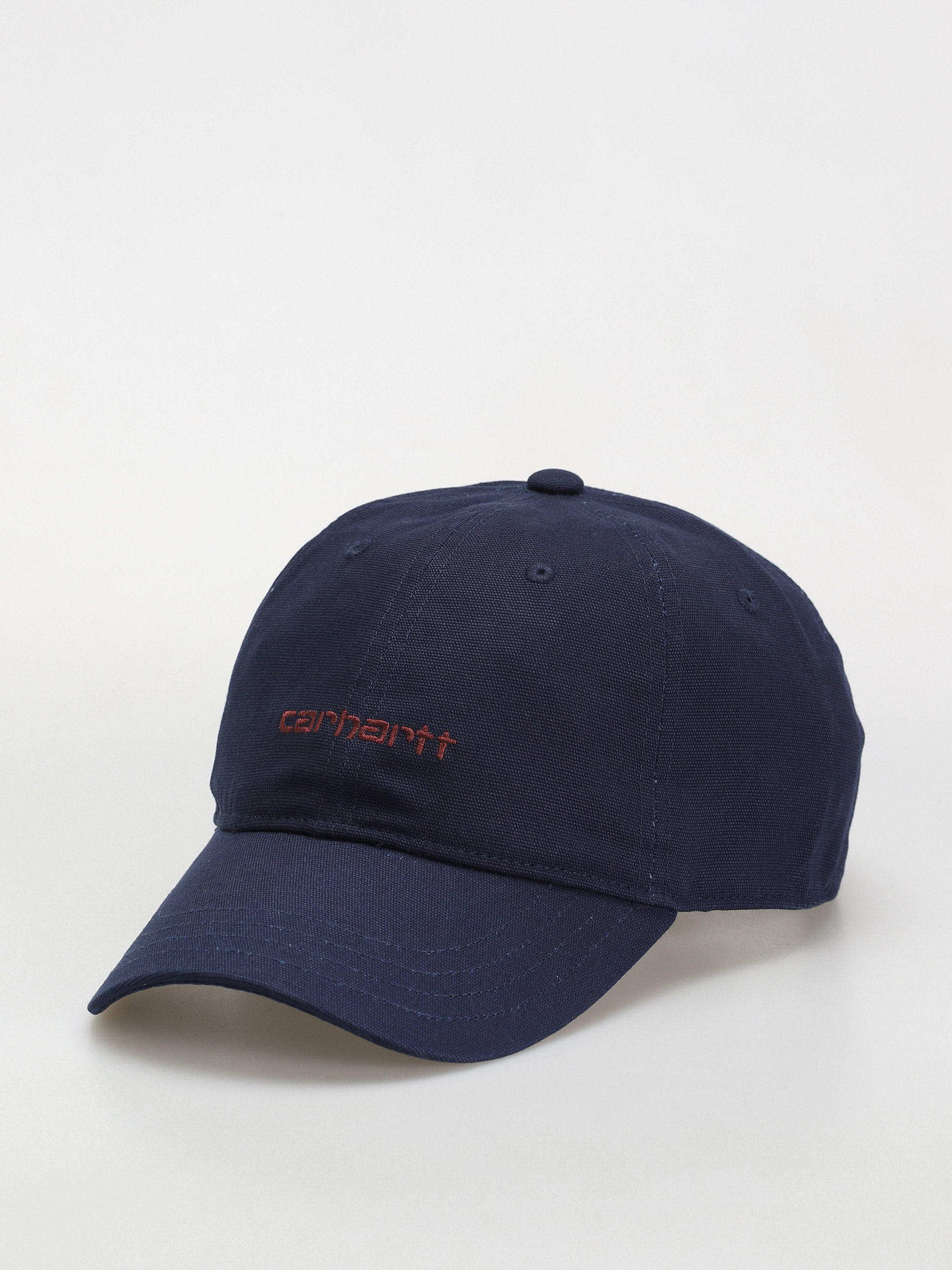 Carhartt WIP Canvas Script Cap navy blue air force blue malbec