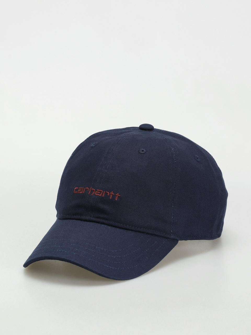 Carhartt WIP Canvas Script Cap (air force blue/malbec)