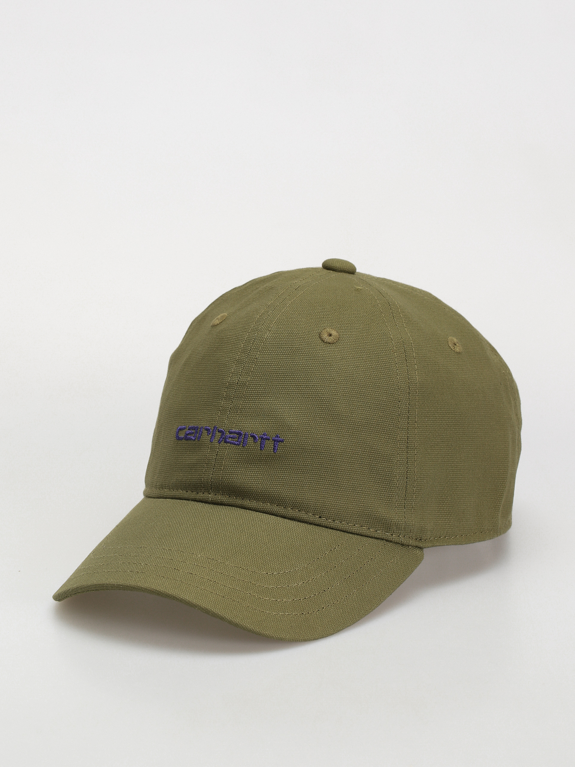 Carhartt WIP Canvas Script Cap (capulet/aura)