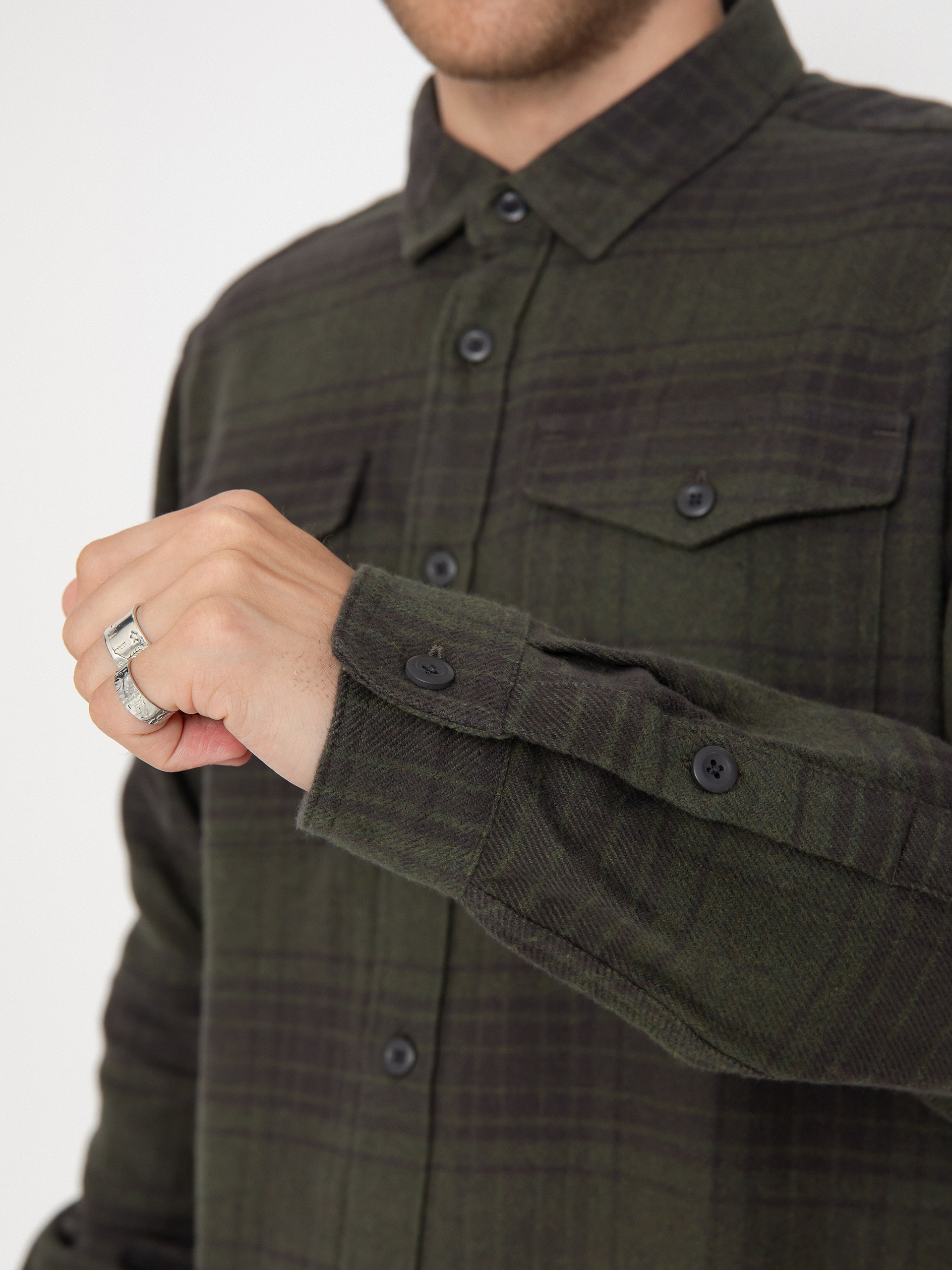 Patagonia Hemd Fjord Flannel (cascade basin green)