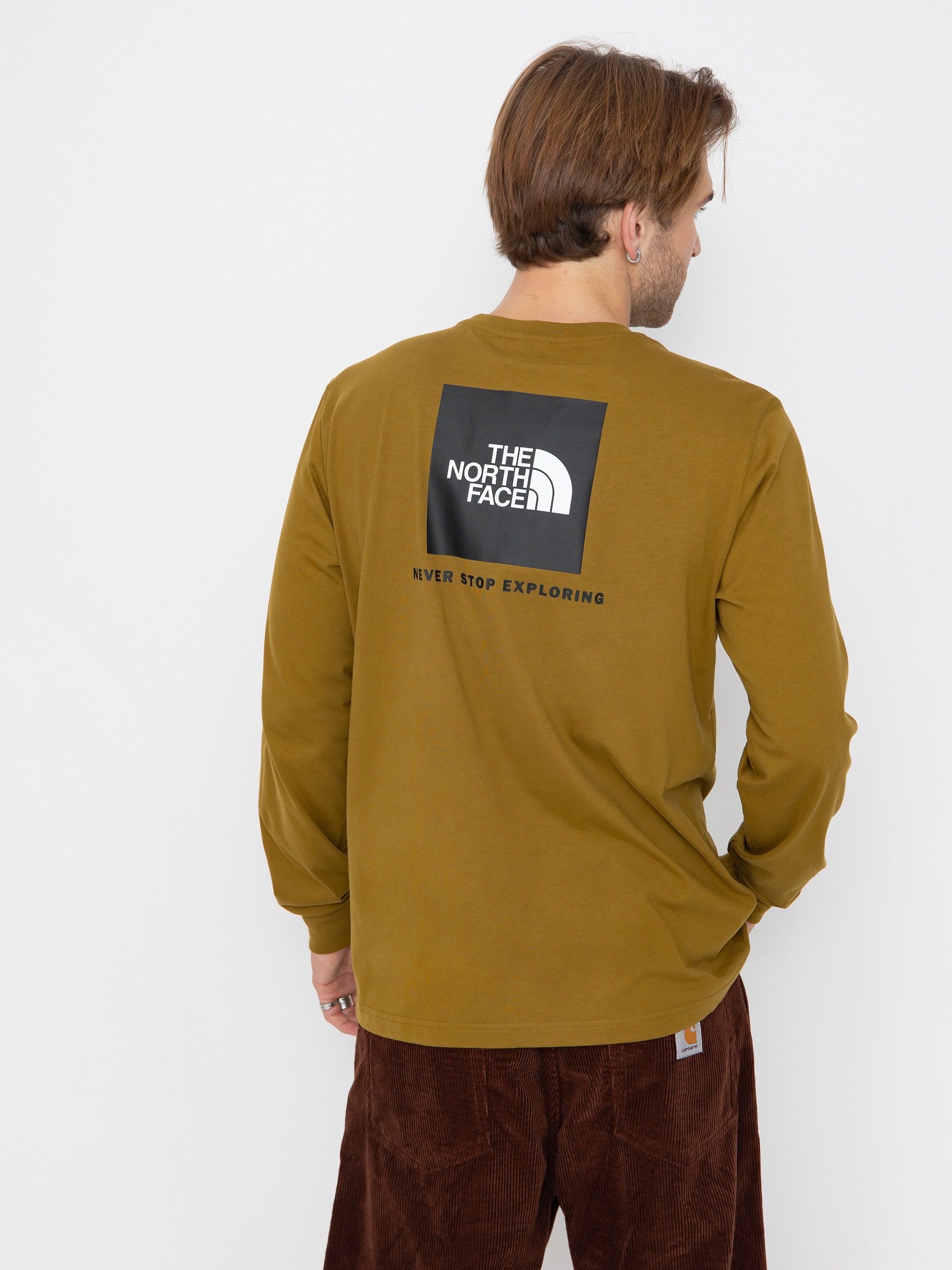 The North Face Redbox Longsleeve (moss green)