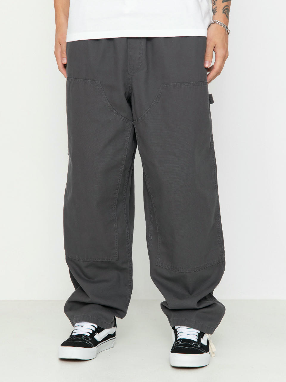 Vans Range Carpenter Canvas Baggy Tapered Pants (asphalt)