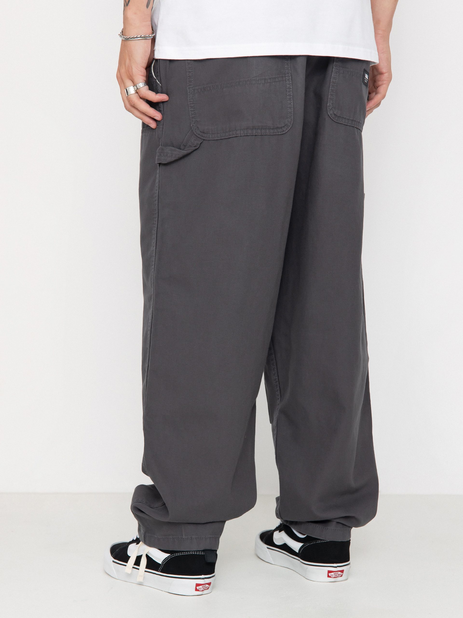 Vans Range Carpenter Canvas Baggy Tapered Pants - grey (asphalt)