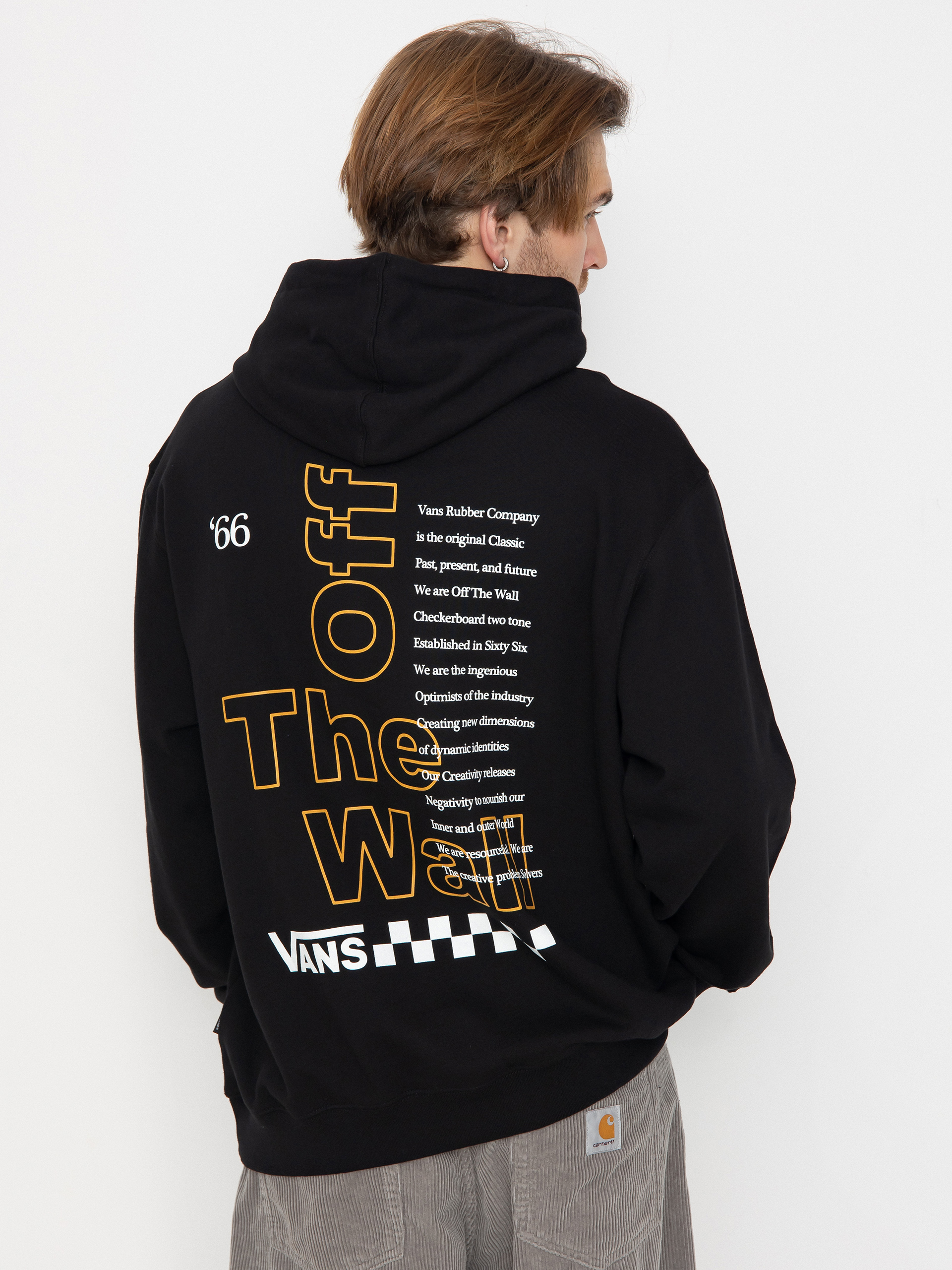 Vans Posted Loose HD Hoodie black (black)