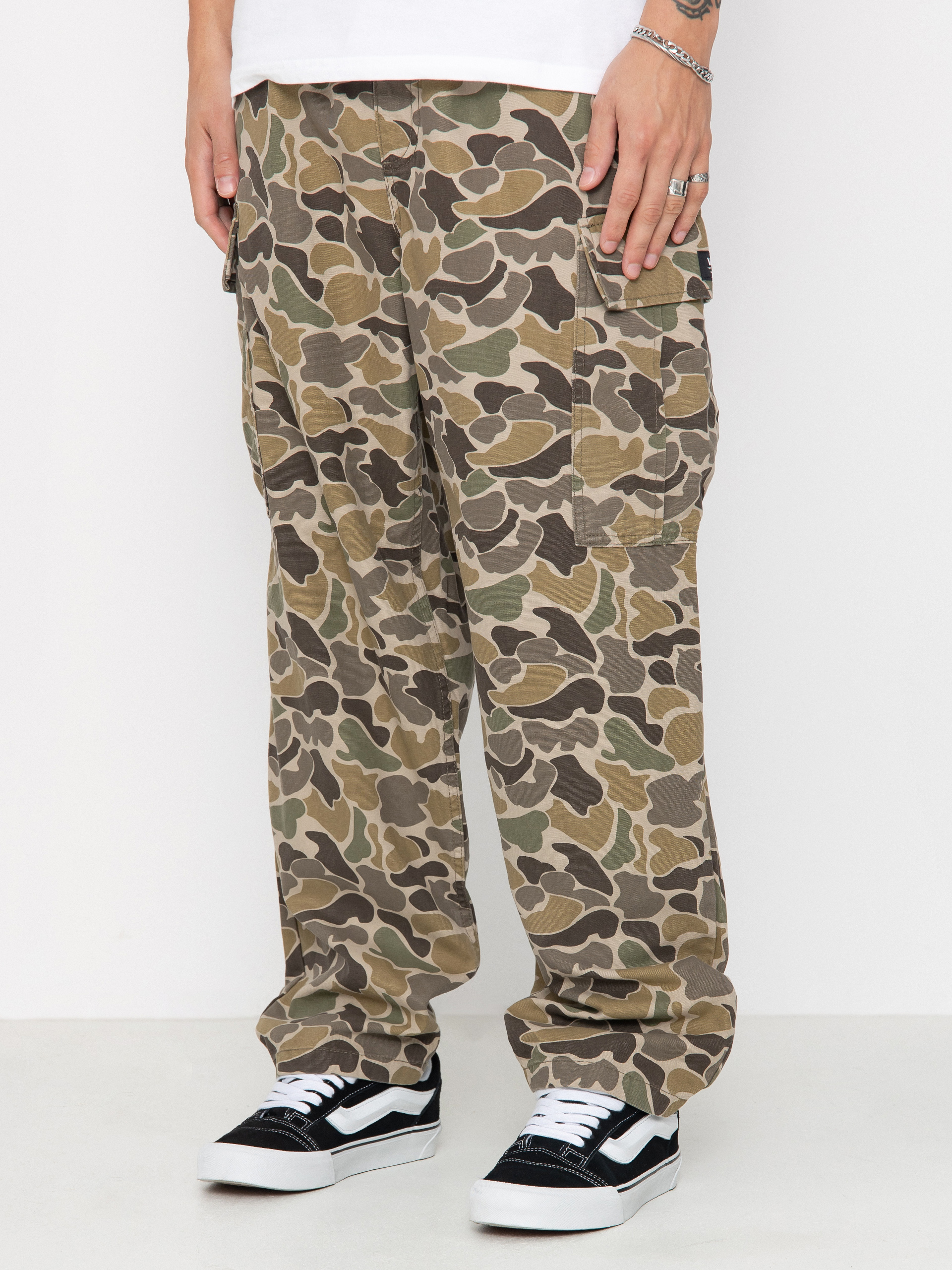 Vans Range Cargo Baggy Tapered Elastic Pants camo (bungee cord