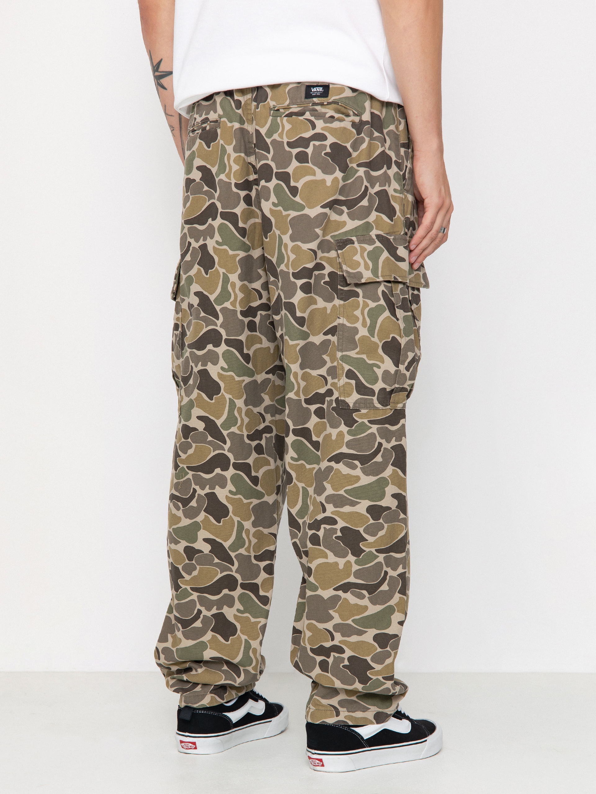 Vans Range Cargo Baggy Tapered Elastic Pants camo (bungee cord