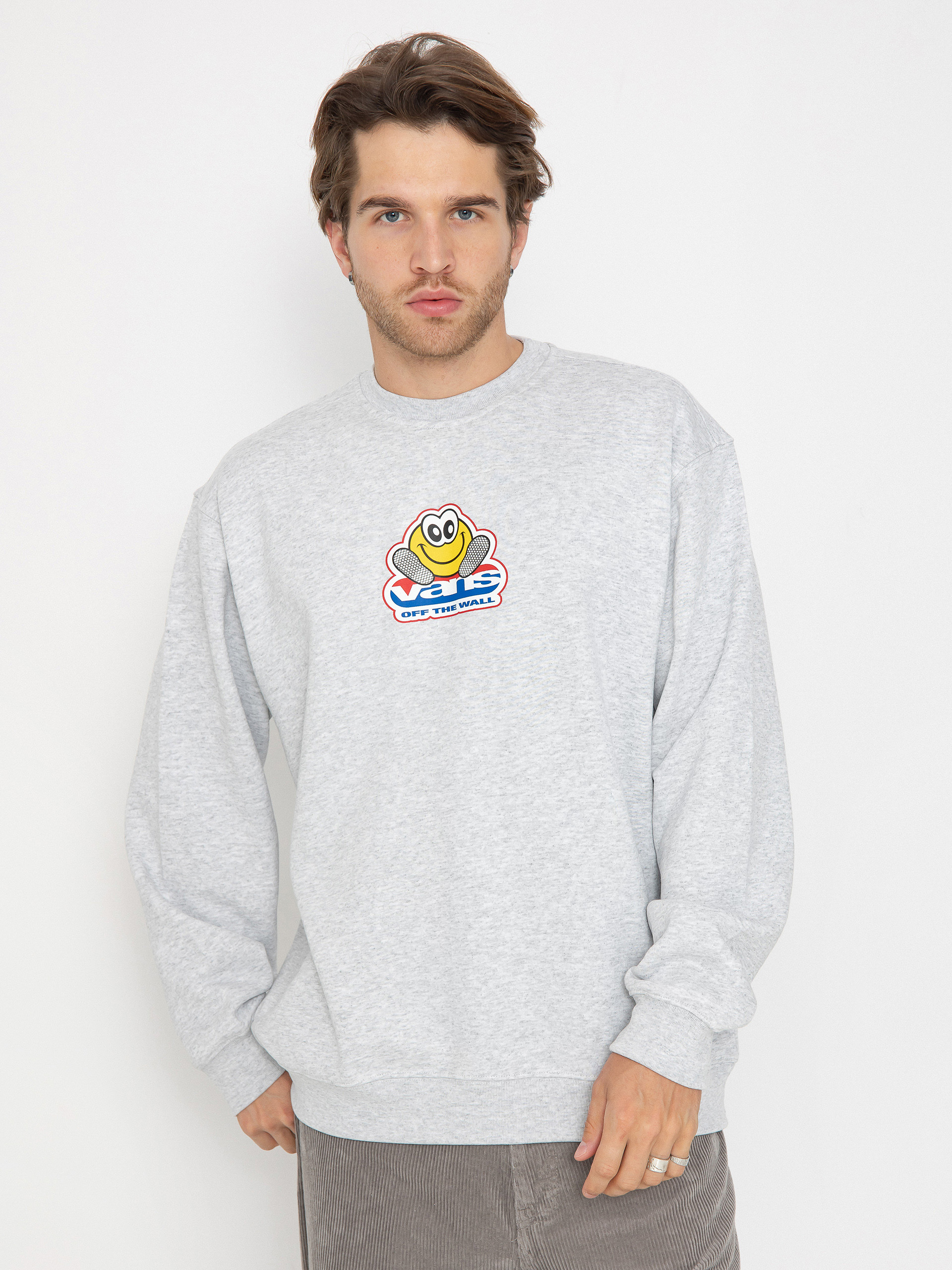 Vans Soles Loose Crew Sweatshirt (light grey heather)