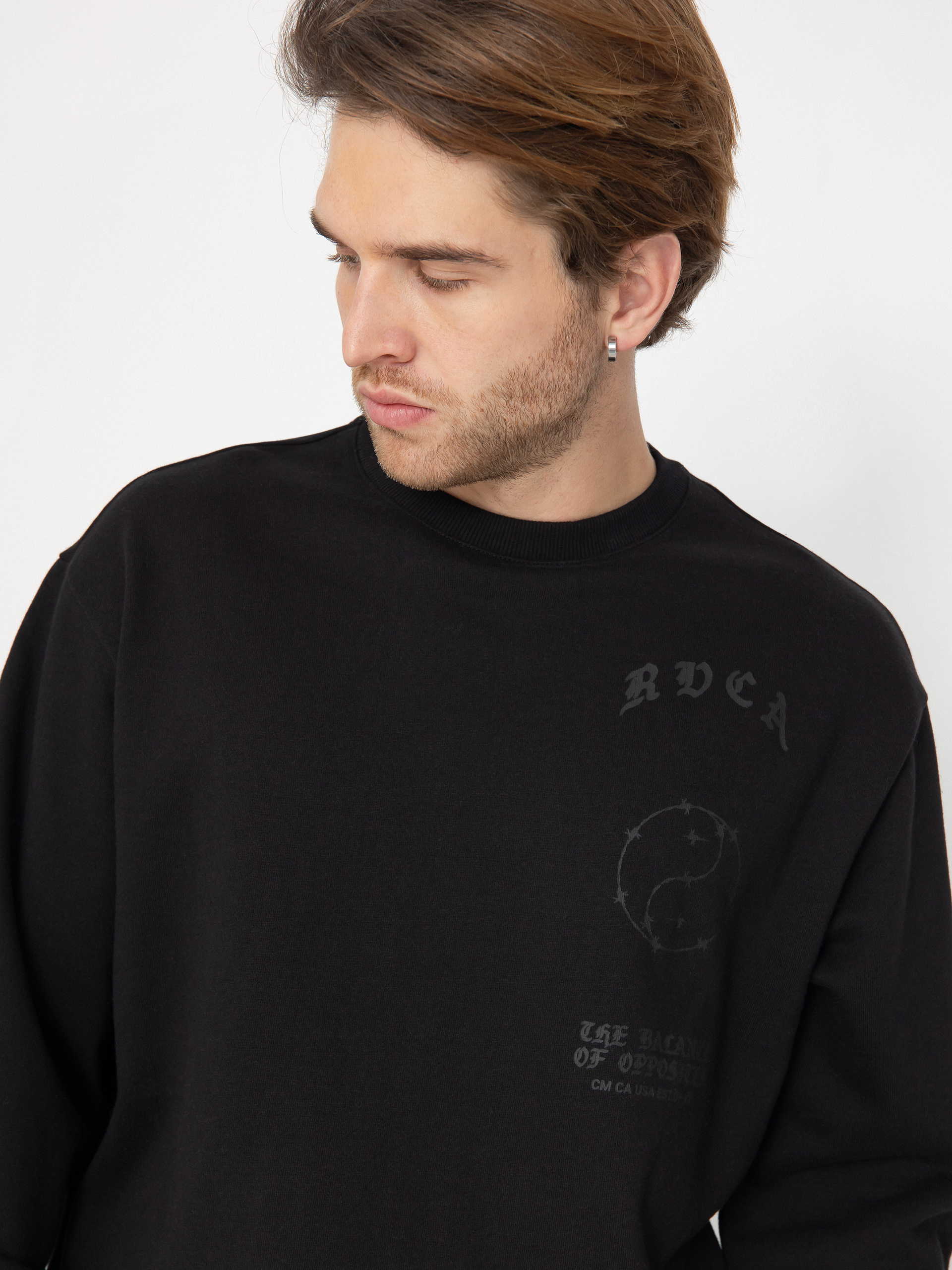 RVCA Va Barb Crew Sweatshirt (black)