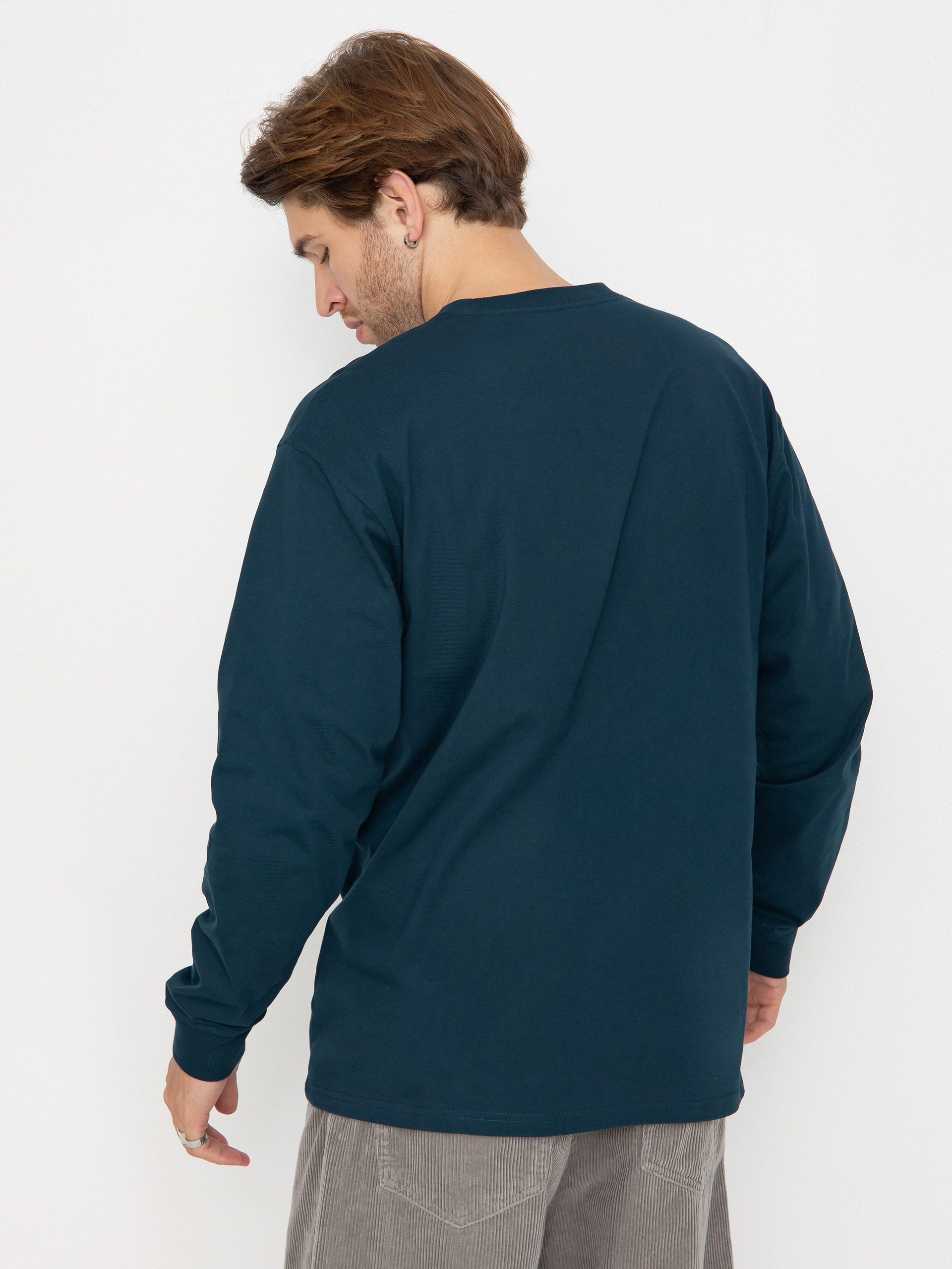 Carhartt WIP Chase Longsleeve (duck blue/gold)
