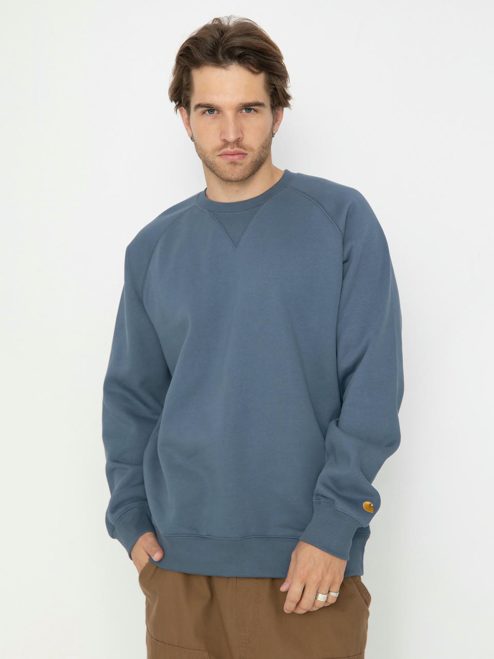 Carhartt WIP Chase Sweatshirt (positano/gold)