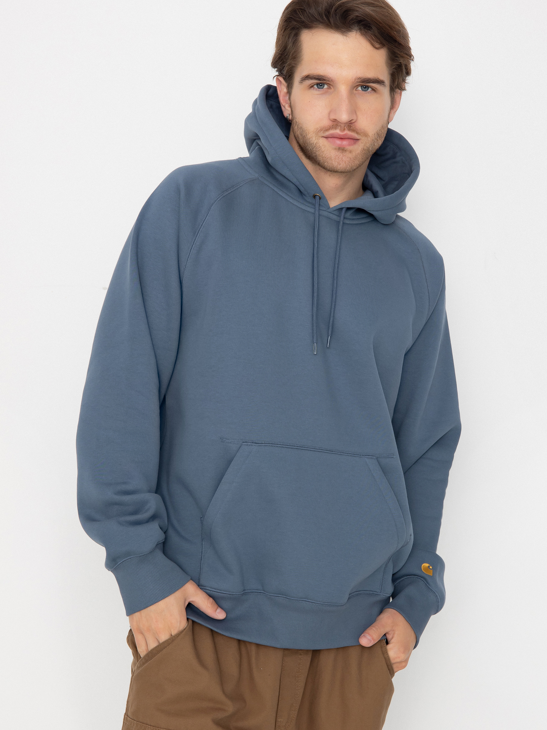 Carhartt WIP Chase HD Hoodie blue (positano/gold)