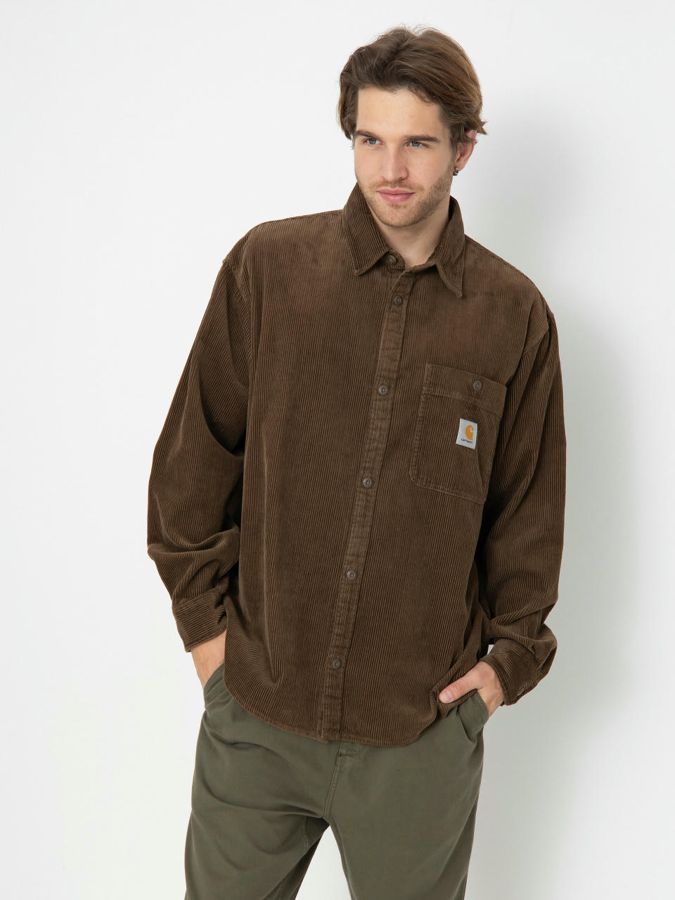 Carhartt WIP Flint Shirt (chocolate)