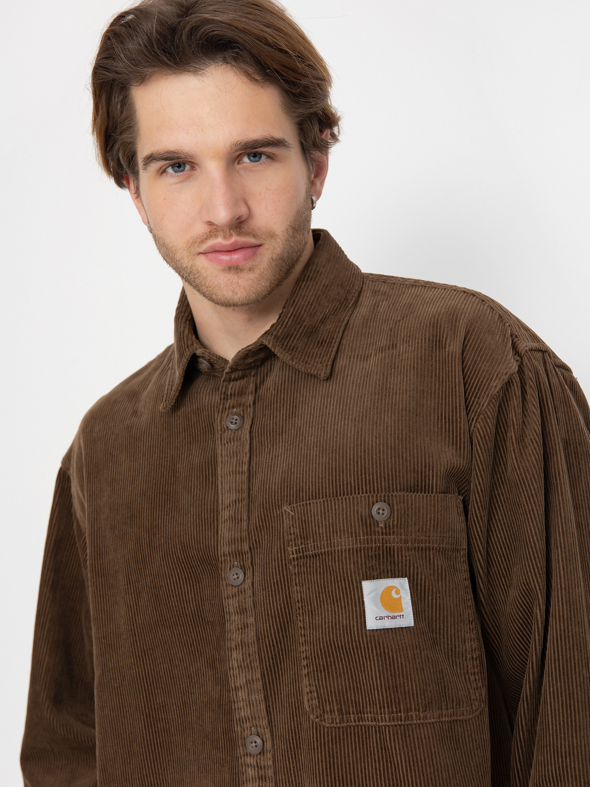 Carhartt WIP Flint Hemd (chocolate)
