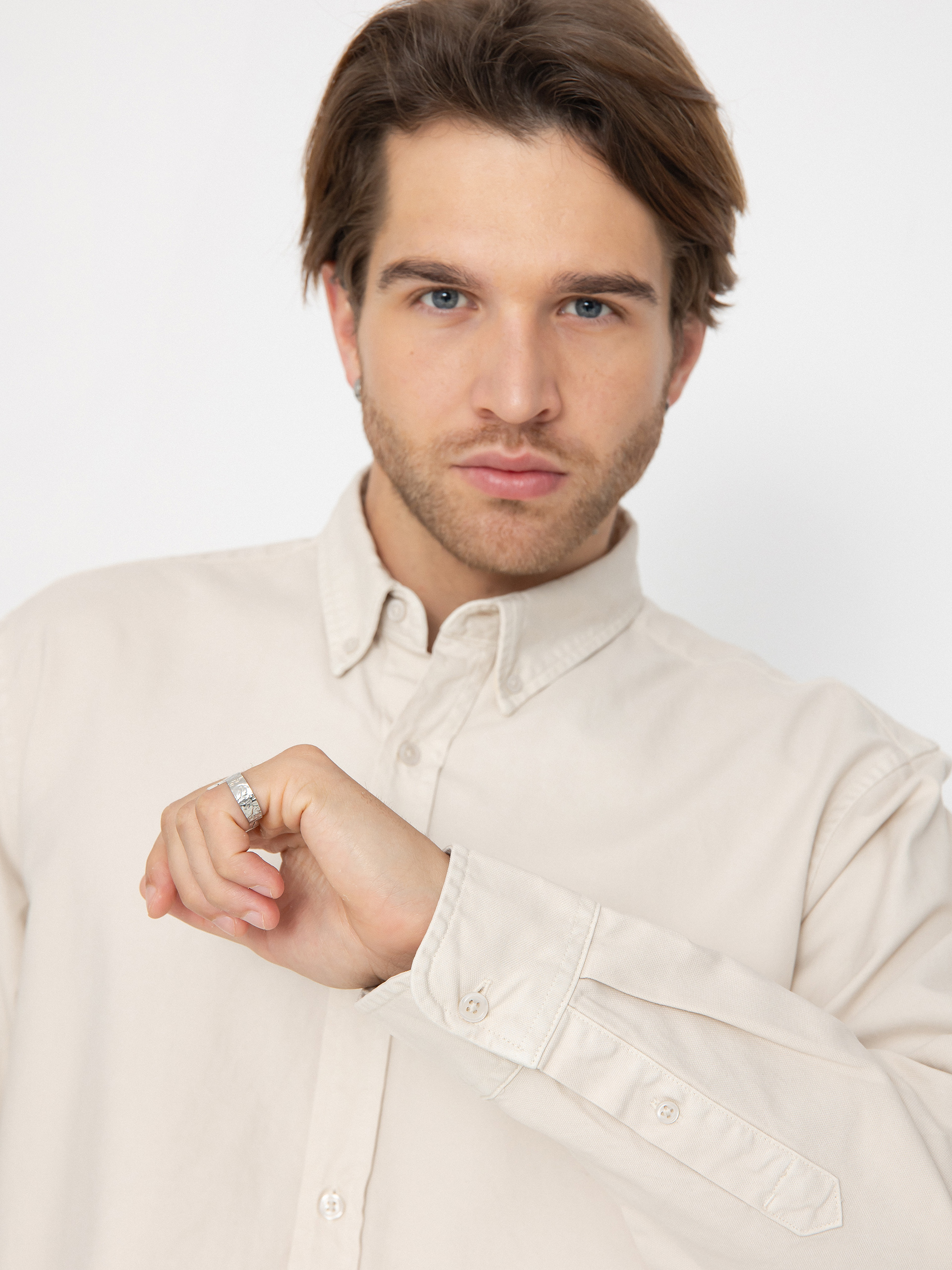 Carhartt WIP Bolton Shirt (moonbeam)