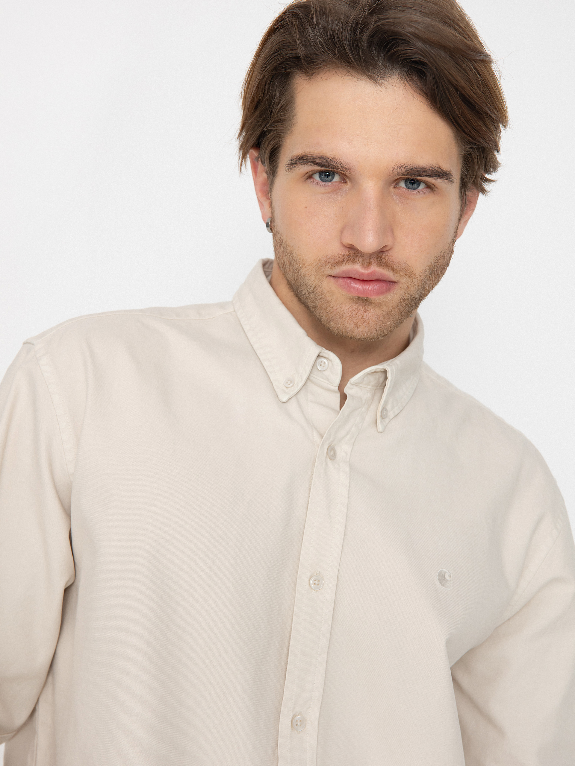 Carhartt WIP Bolton Shirt (moonbeam)