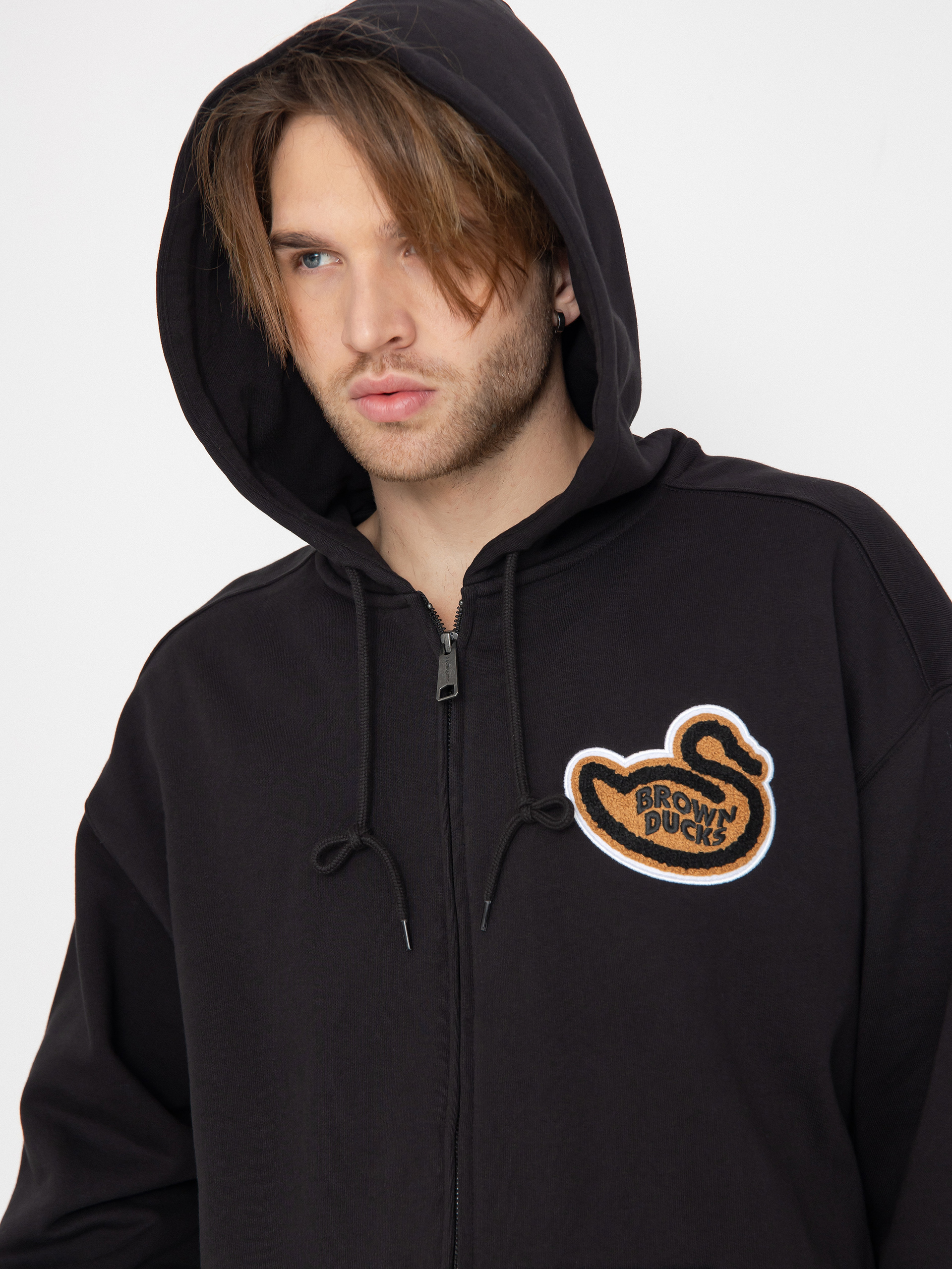 Carhartt WIP Brown Ducks ZHD Hoodie (black)