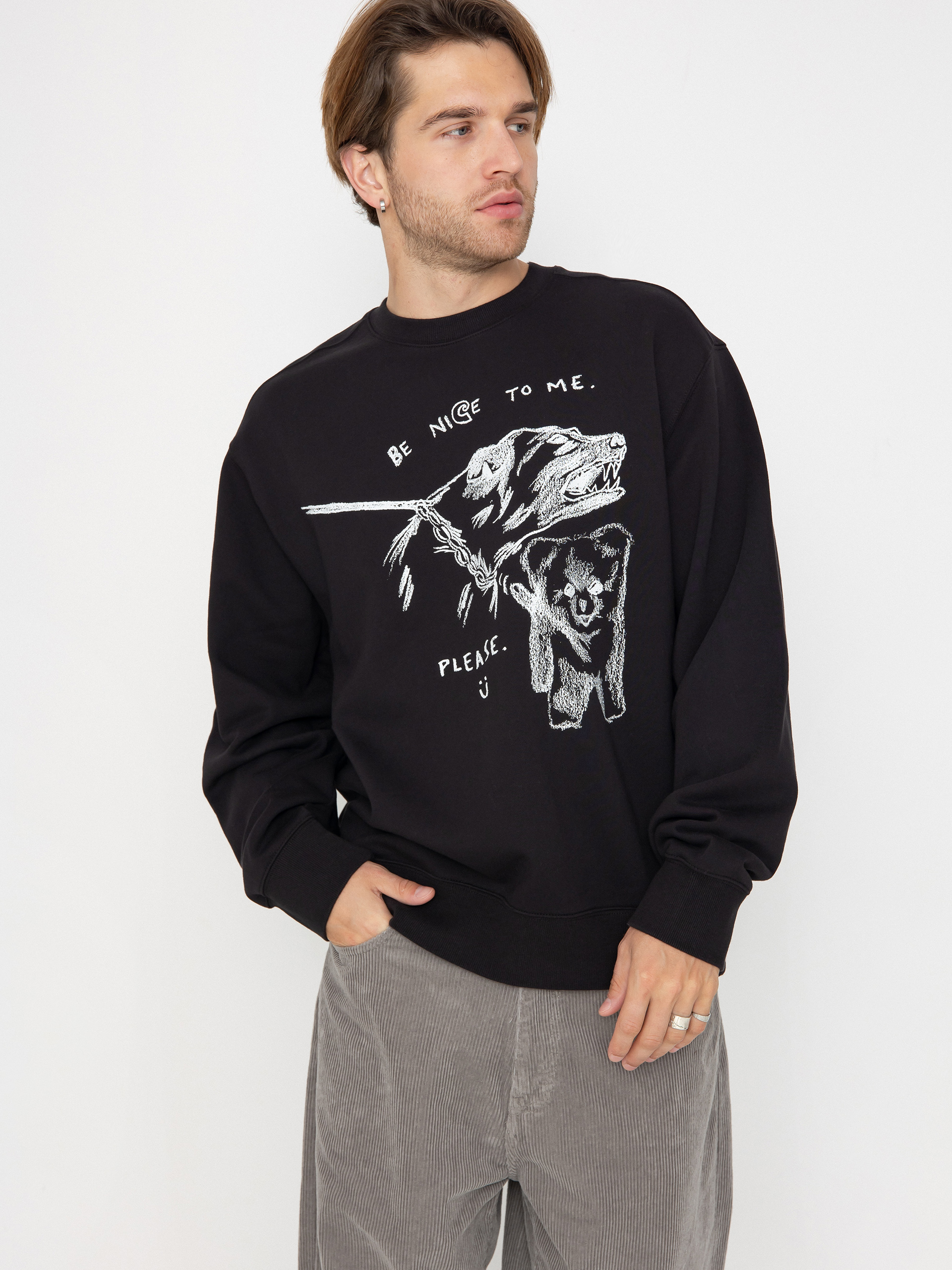 Carhartt WIP Pepe Be Nice Sweatshirt (black/white)