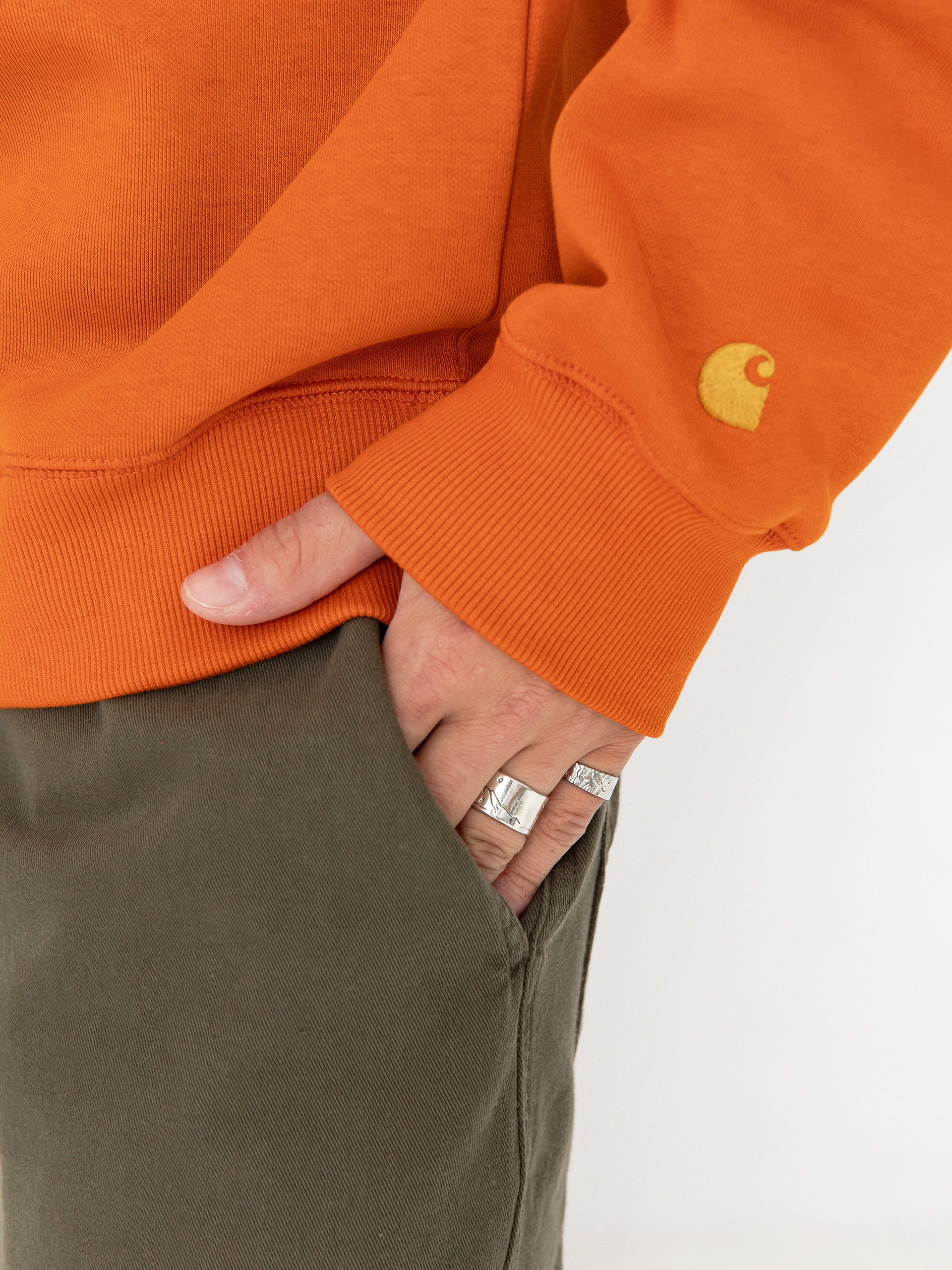 Carhartt WIP Chase Sweatshirt (turmeric/gold)