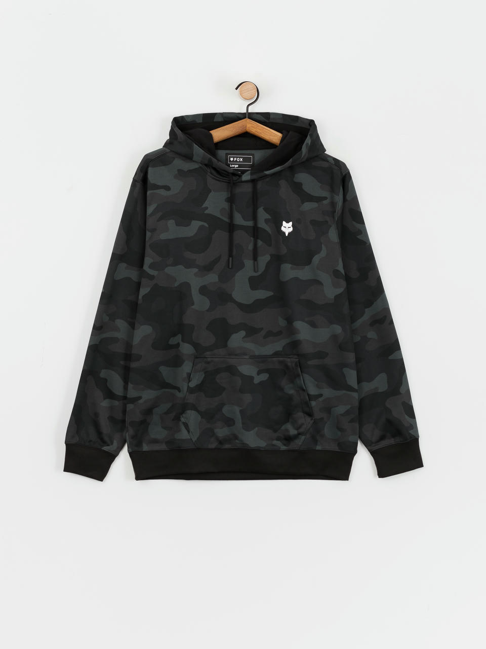 Fox Hoodie Head Camo HD (black camo)