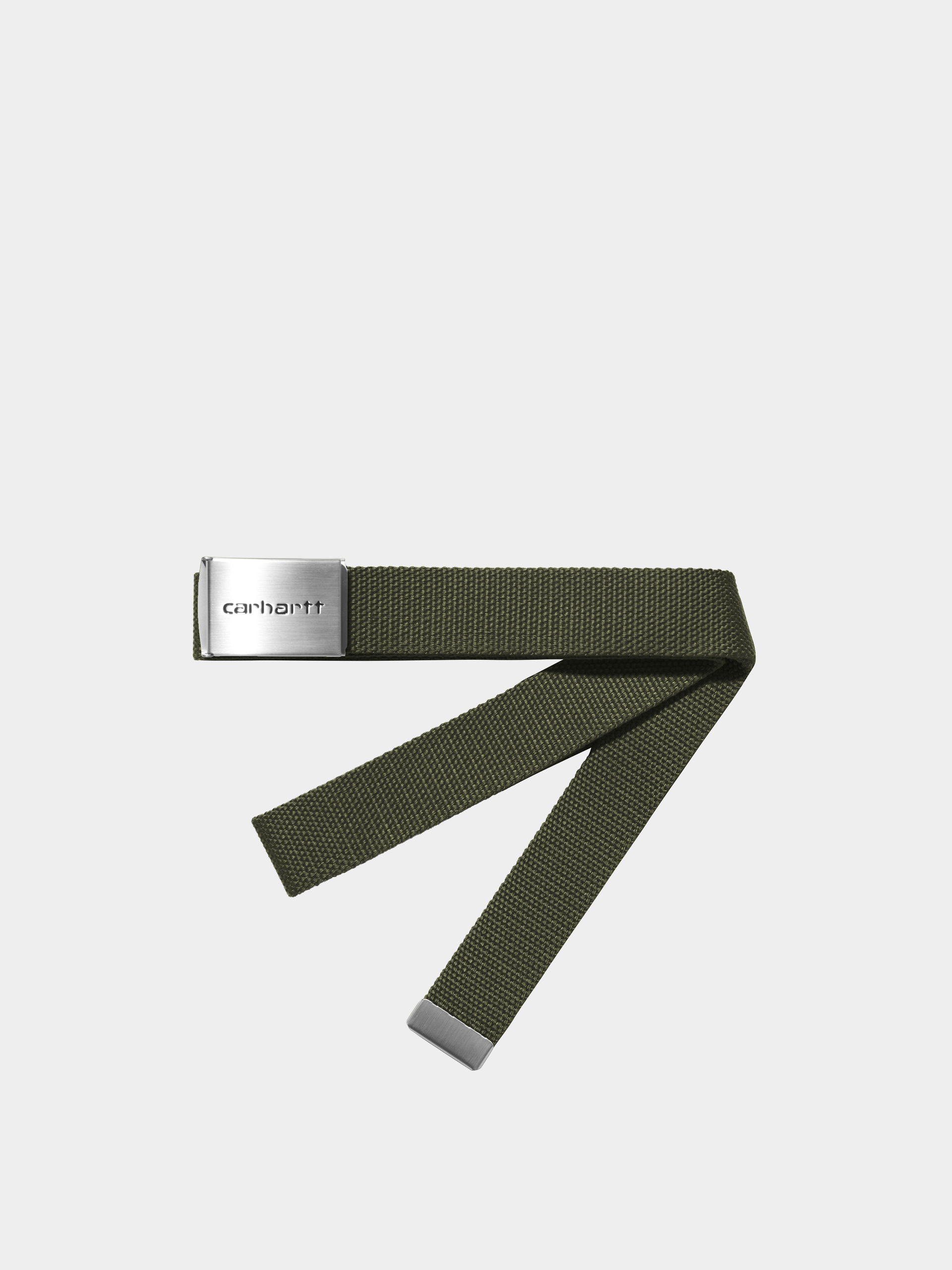 Carhartt WIP Belt Clip Belt Chrome - green (office green)