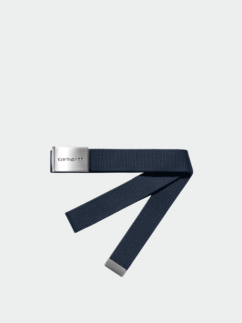 Carhartt WIP Gürtel Clip Belt Chrome (air force blue)