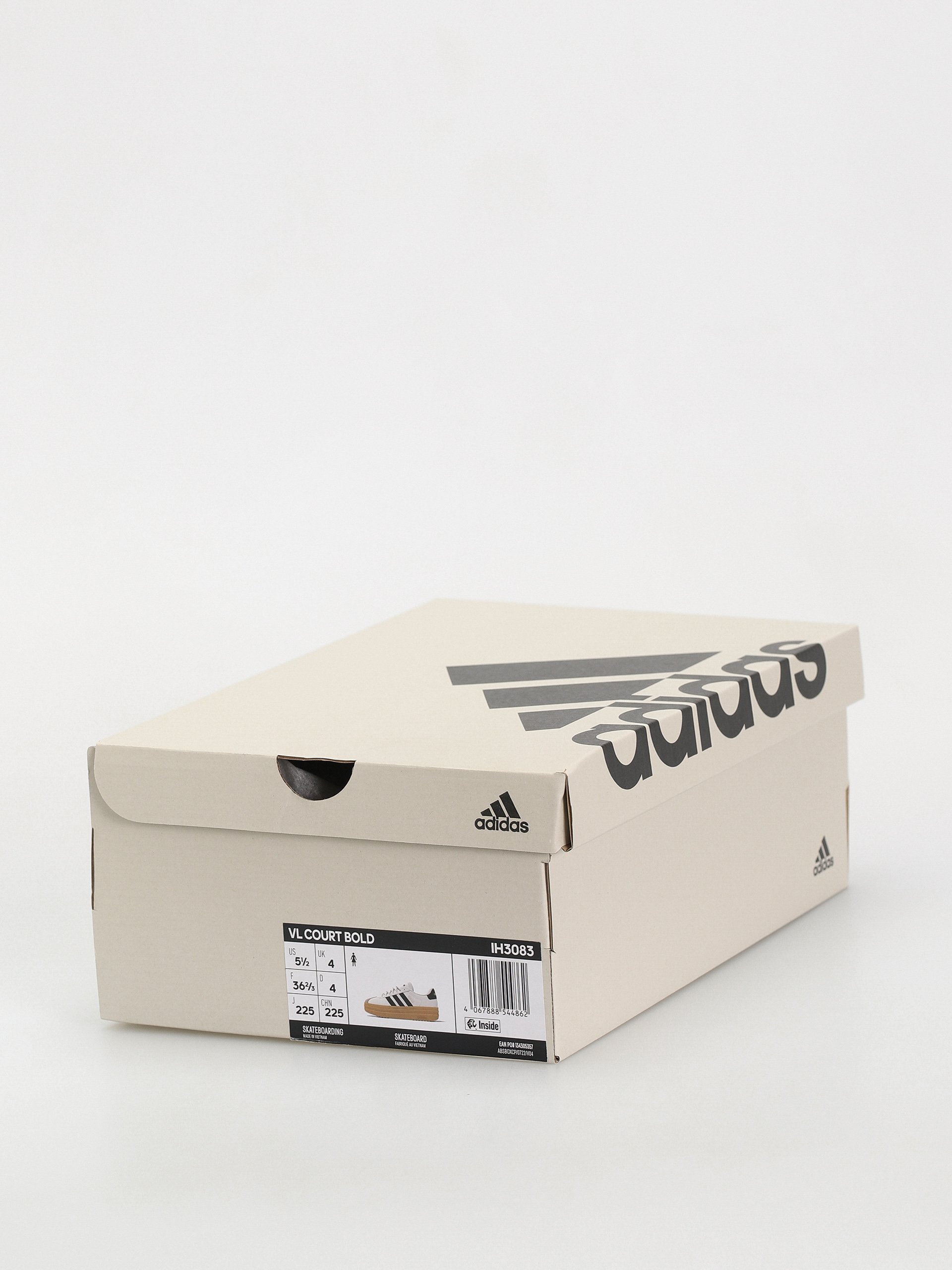 adidas Vl Court Bold Wmn Shoes (ftwwht/cblack/wonbei)
