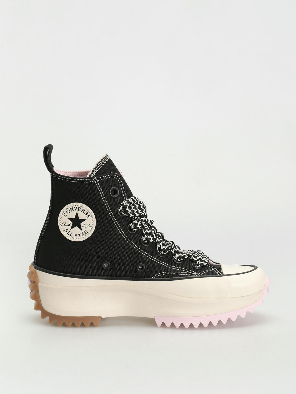 Converse Schuhe Run Star Hike Hi (black/pink foam/egret)