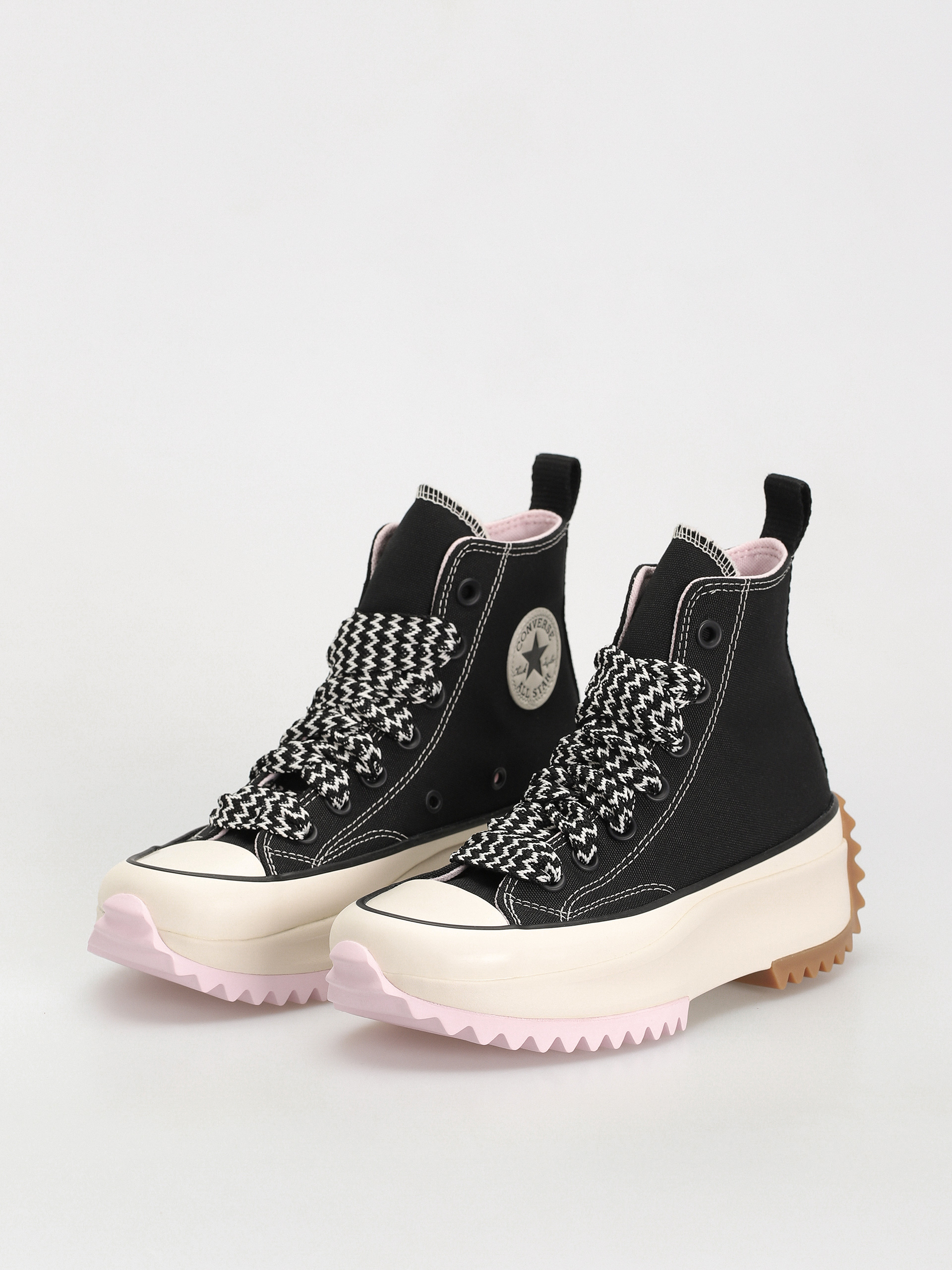 Converse Schuhe Run Star Hike Hi (black/pink foam/egret)