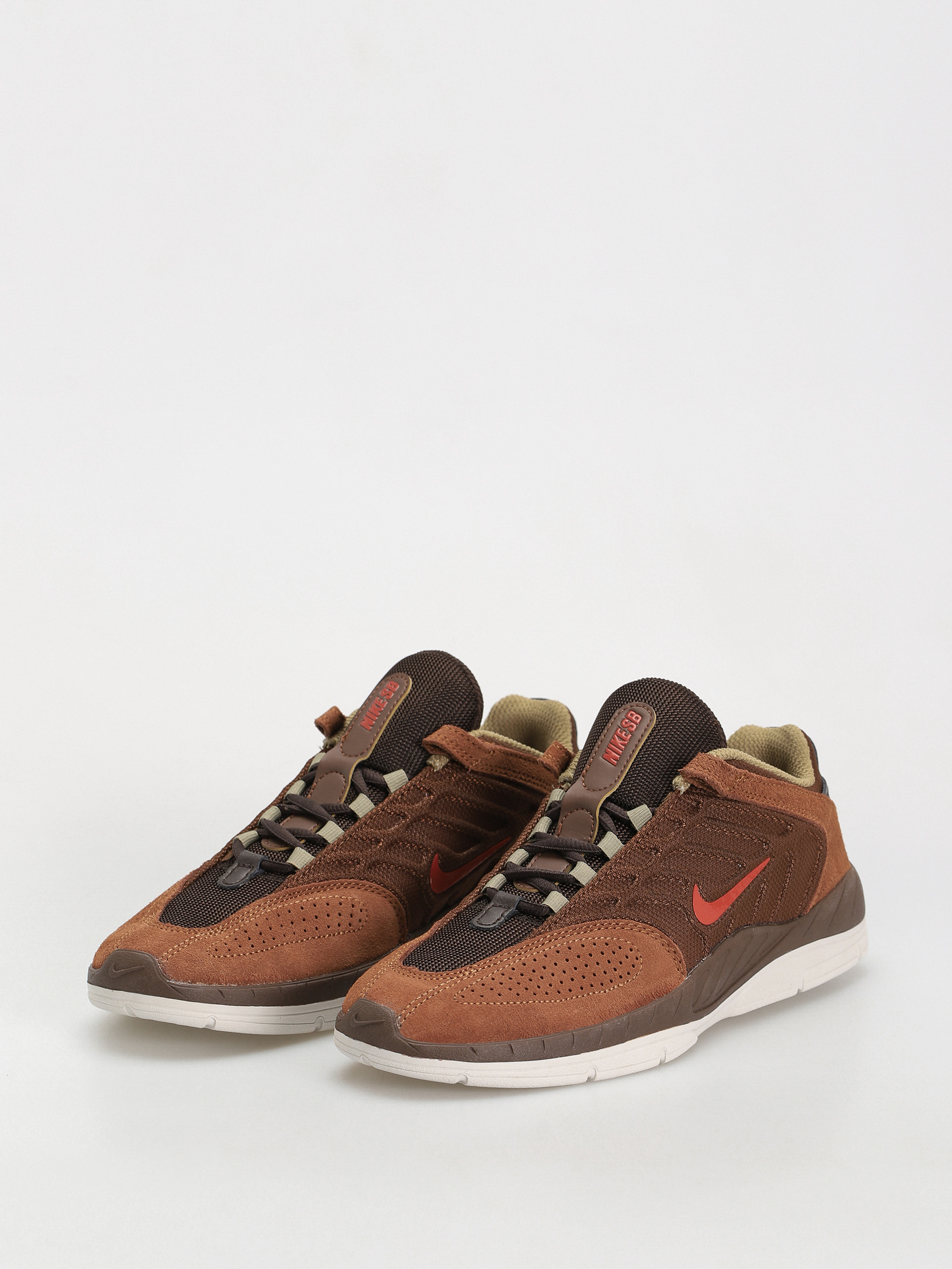 Nike SB Schuhe Vertebrae (cacao  wow/dragon red lt british tan)