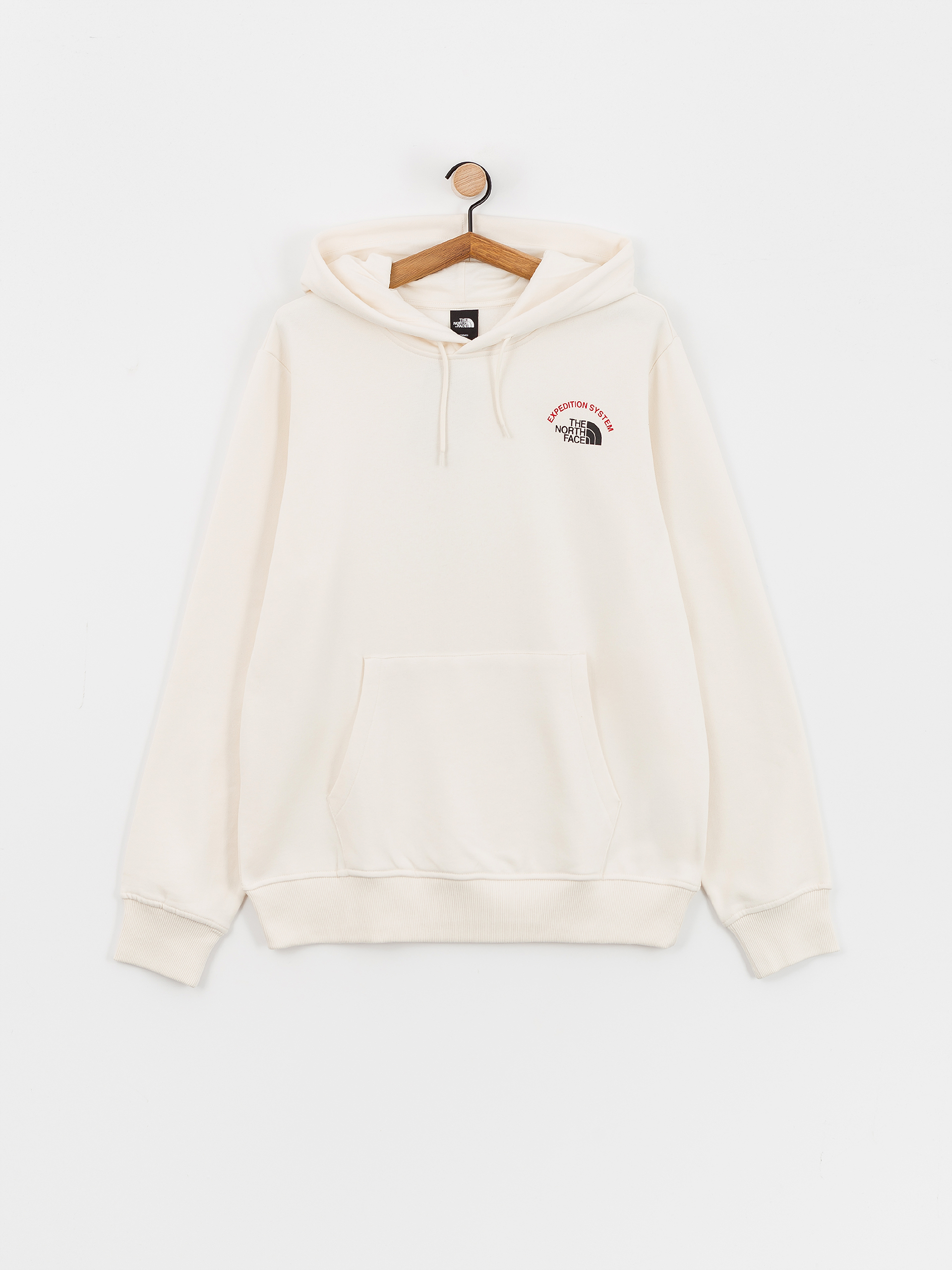 【THE NORTH FACE】\"EXPLORE GEAR\" コットンフーディ/white dune The North Face Evolution Vintage Hoodie for Men in White