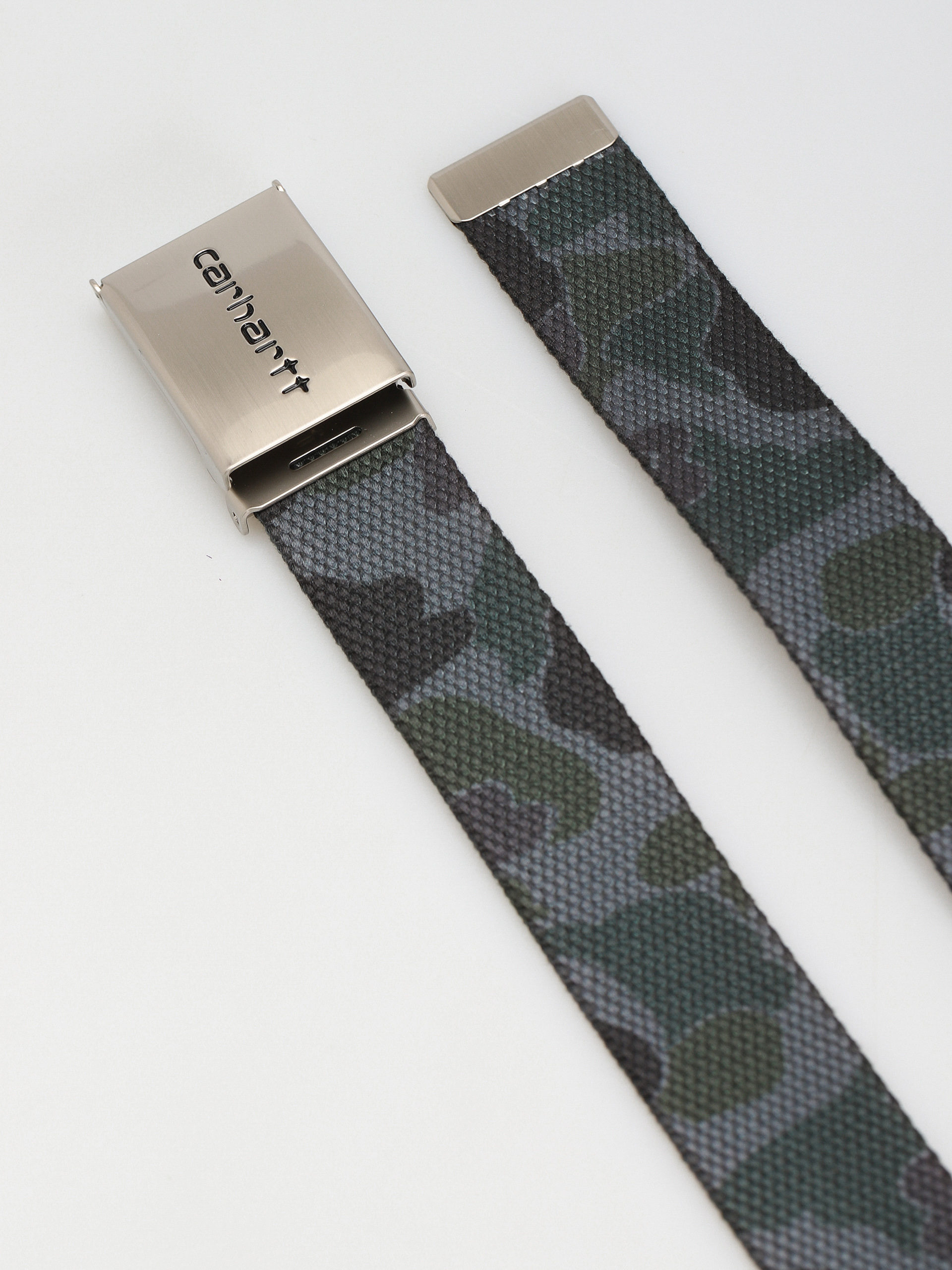 Carhartt WIP Belt Clip Belt Chrome (camo duck/grey)