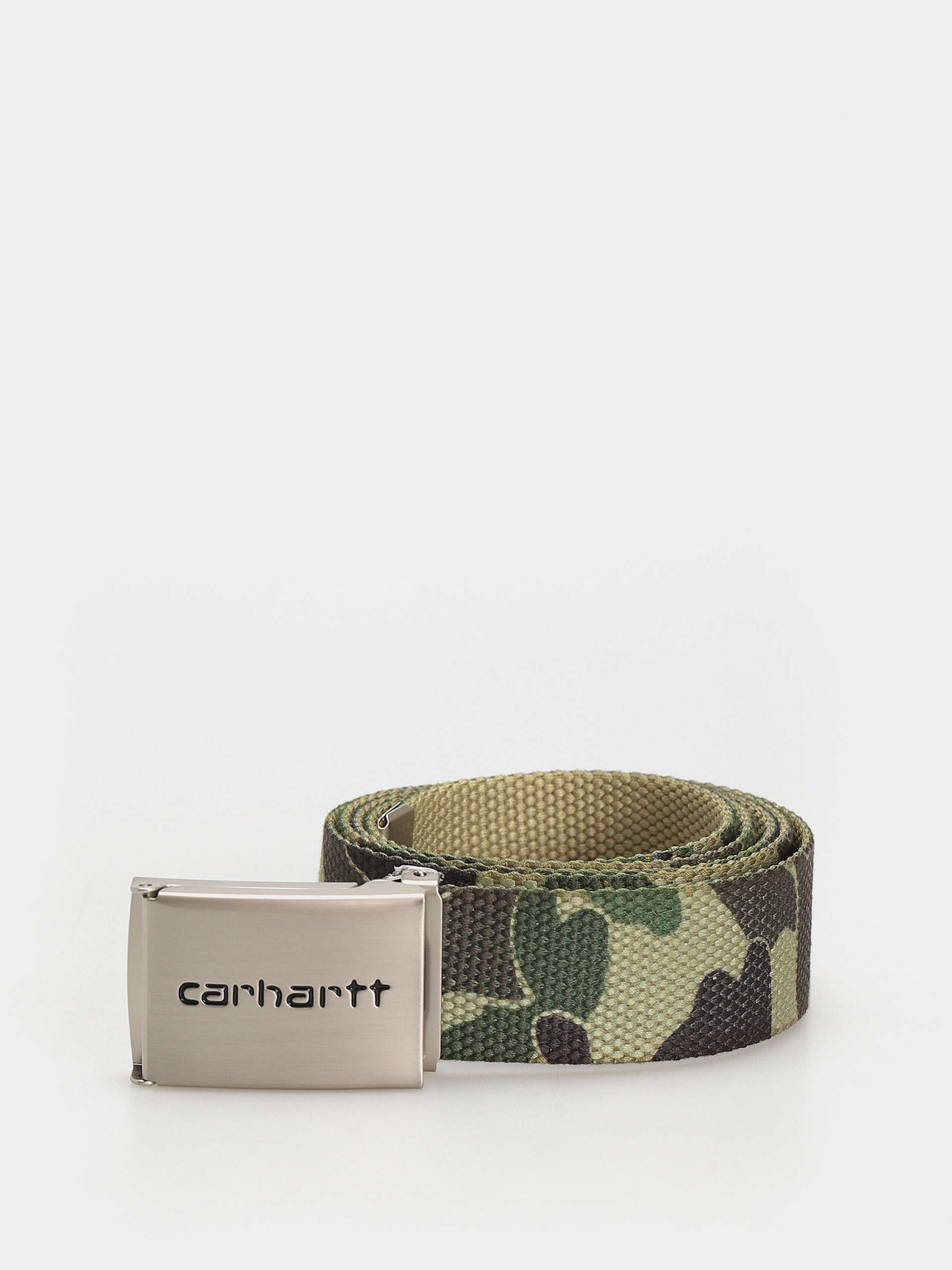 Carhartt WIP Belt Clip Belt Chrome (camo duck/green)