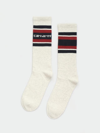 Carhartt WIP Socks Connors (ash heather/air force blue/scarlet)