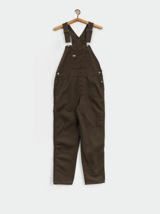 Dickies Duck Canvas Classic Bib Wmn Pants (dark brown)