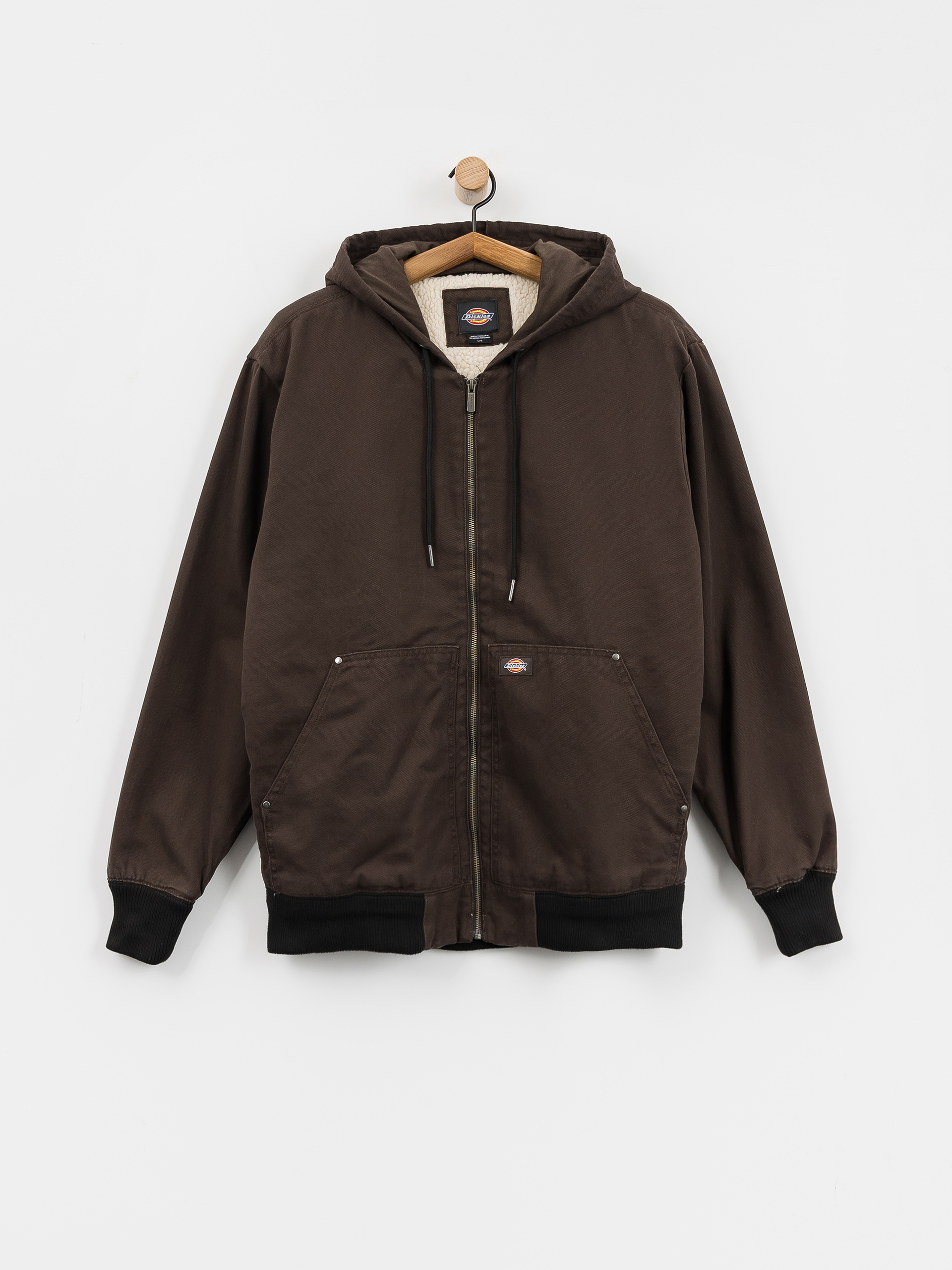 Dickies Hooded Duck Canvas Jacket (dark brown)