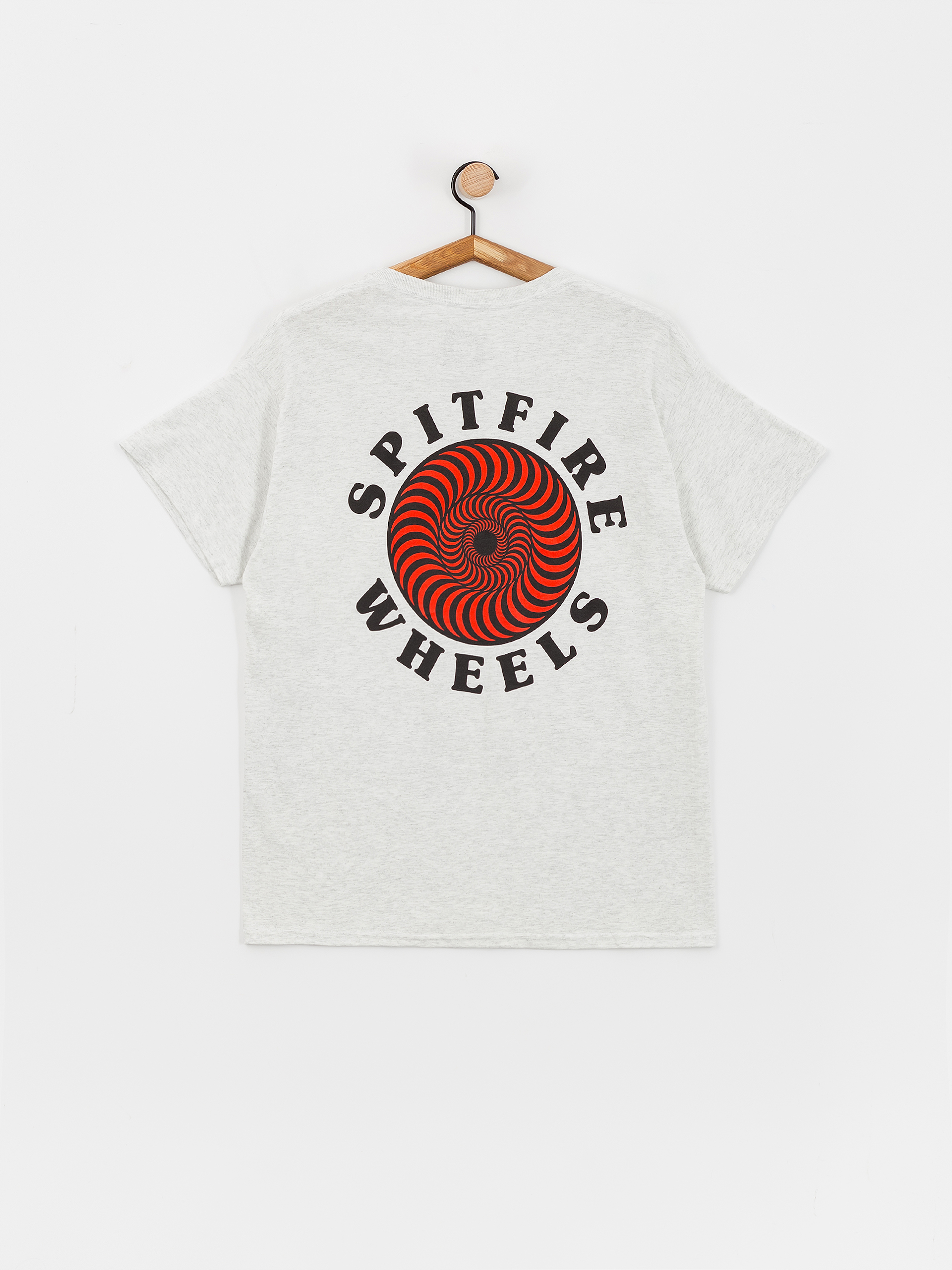 Spitfire T-Shirt Og Classic Fill (ash heather/black/red)